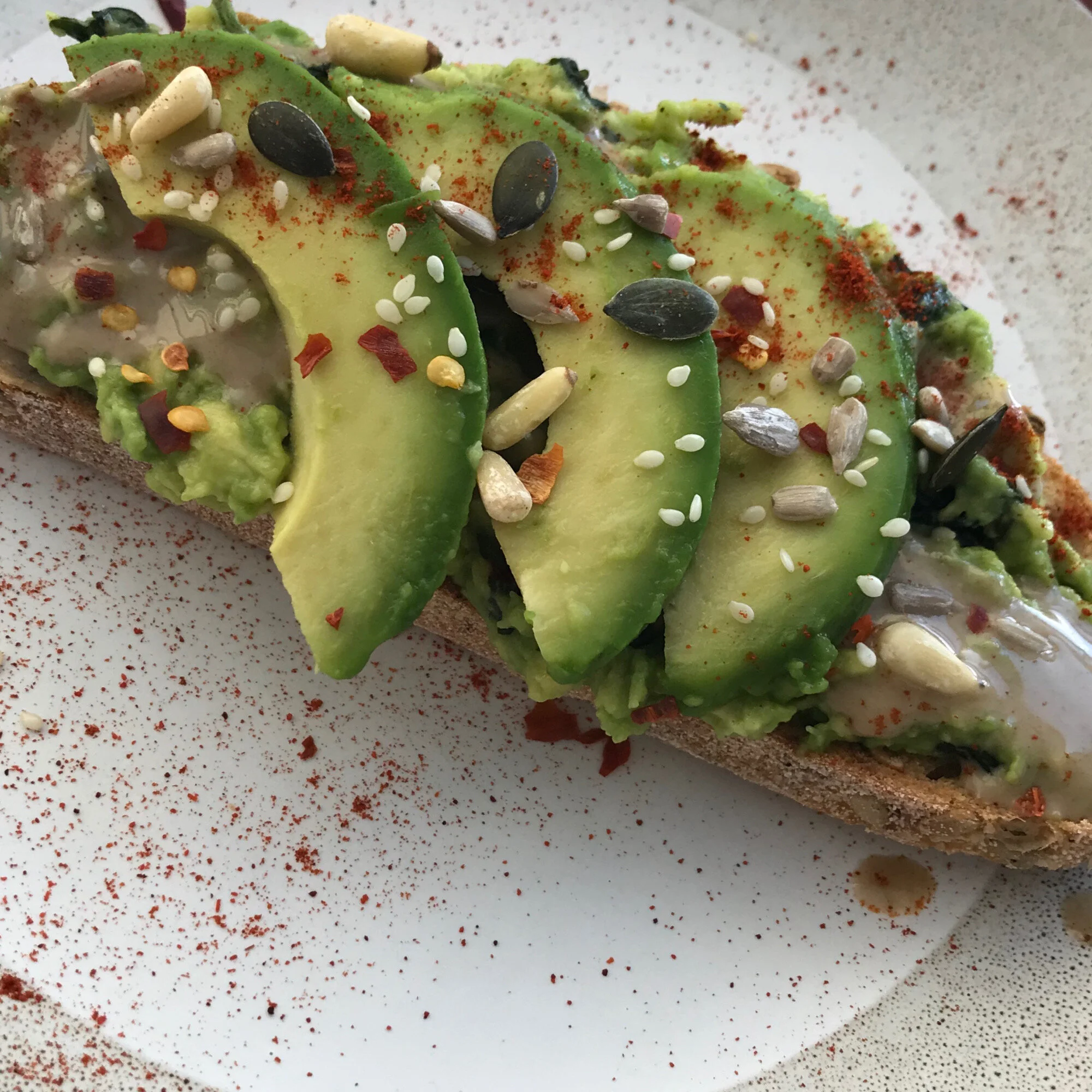 Avocado and Tahini on Toast