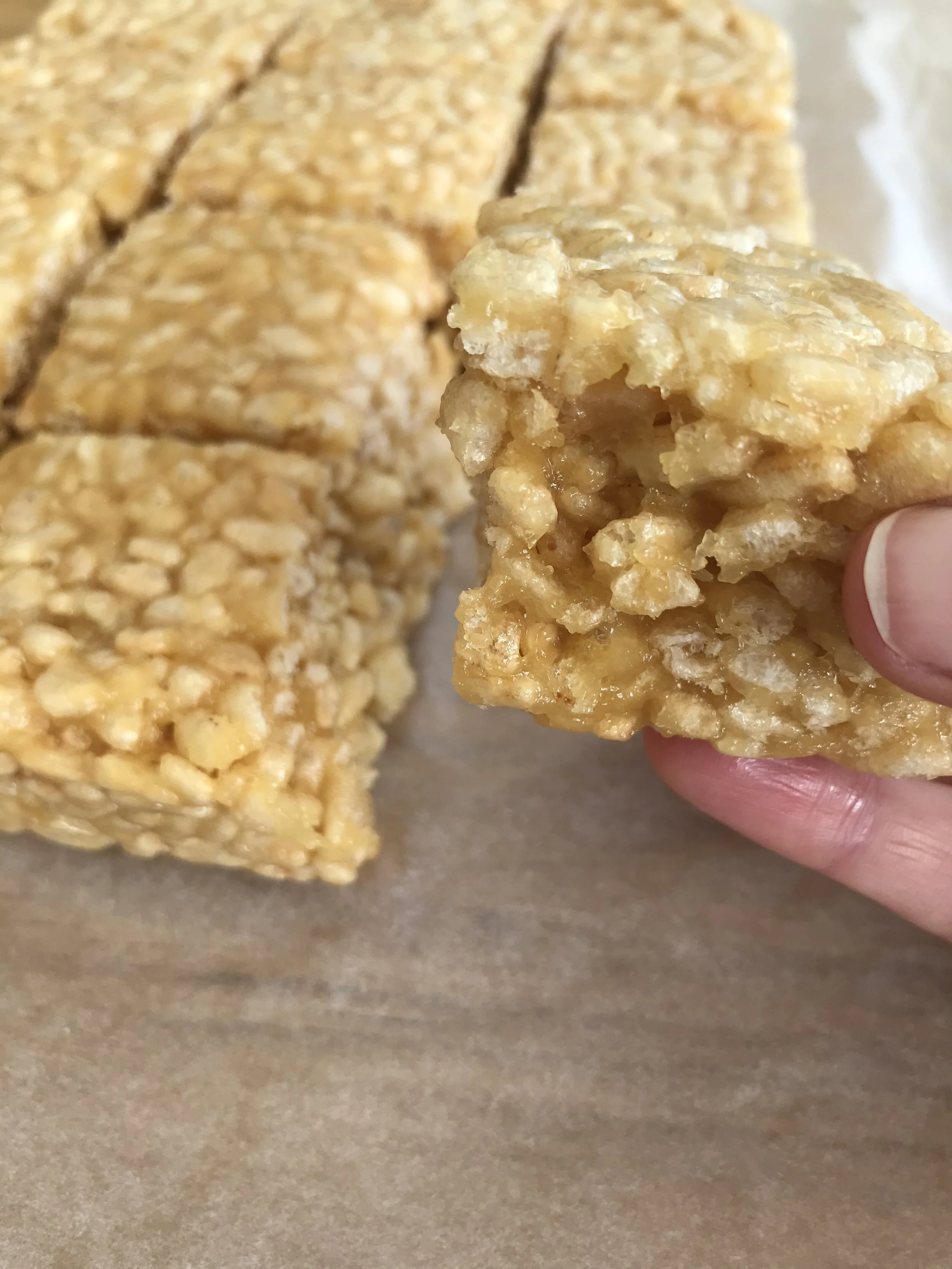 Vegan Krispy Squares