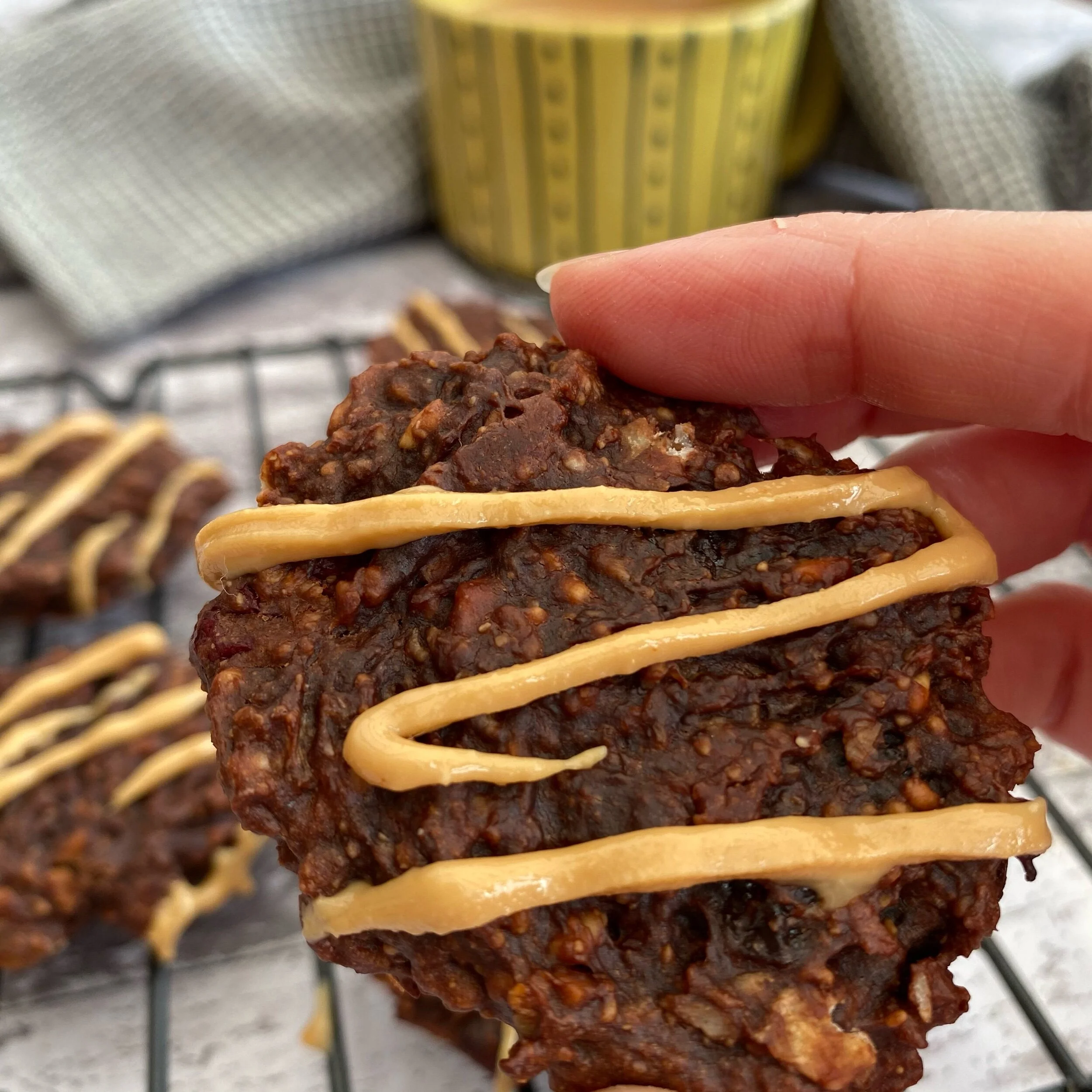 Choco Oat Breakfast Cookies