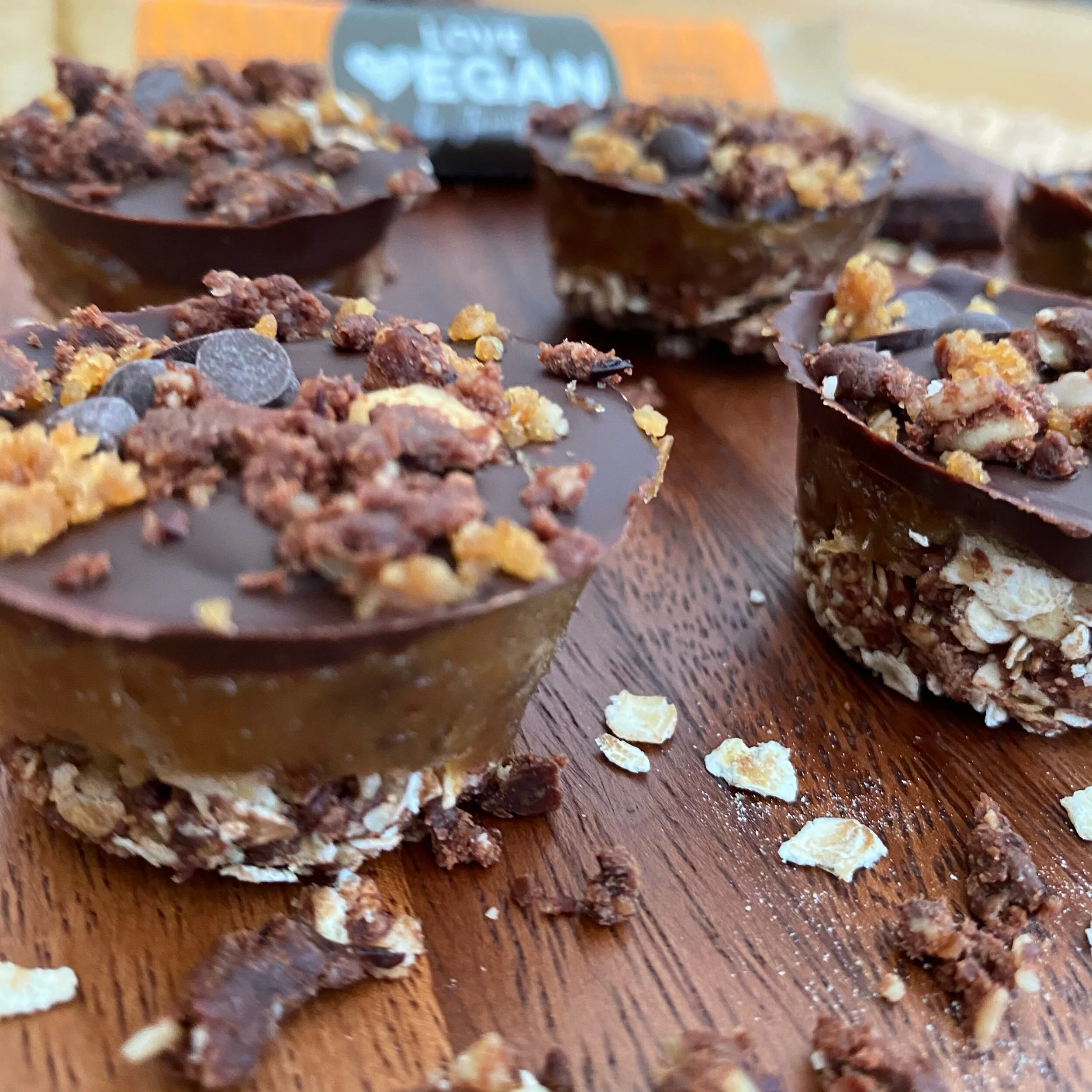 Ooey gooey orange chocolate bites