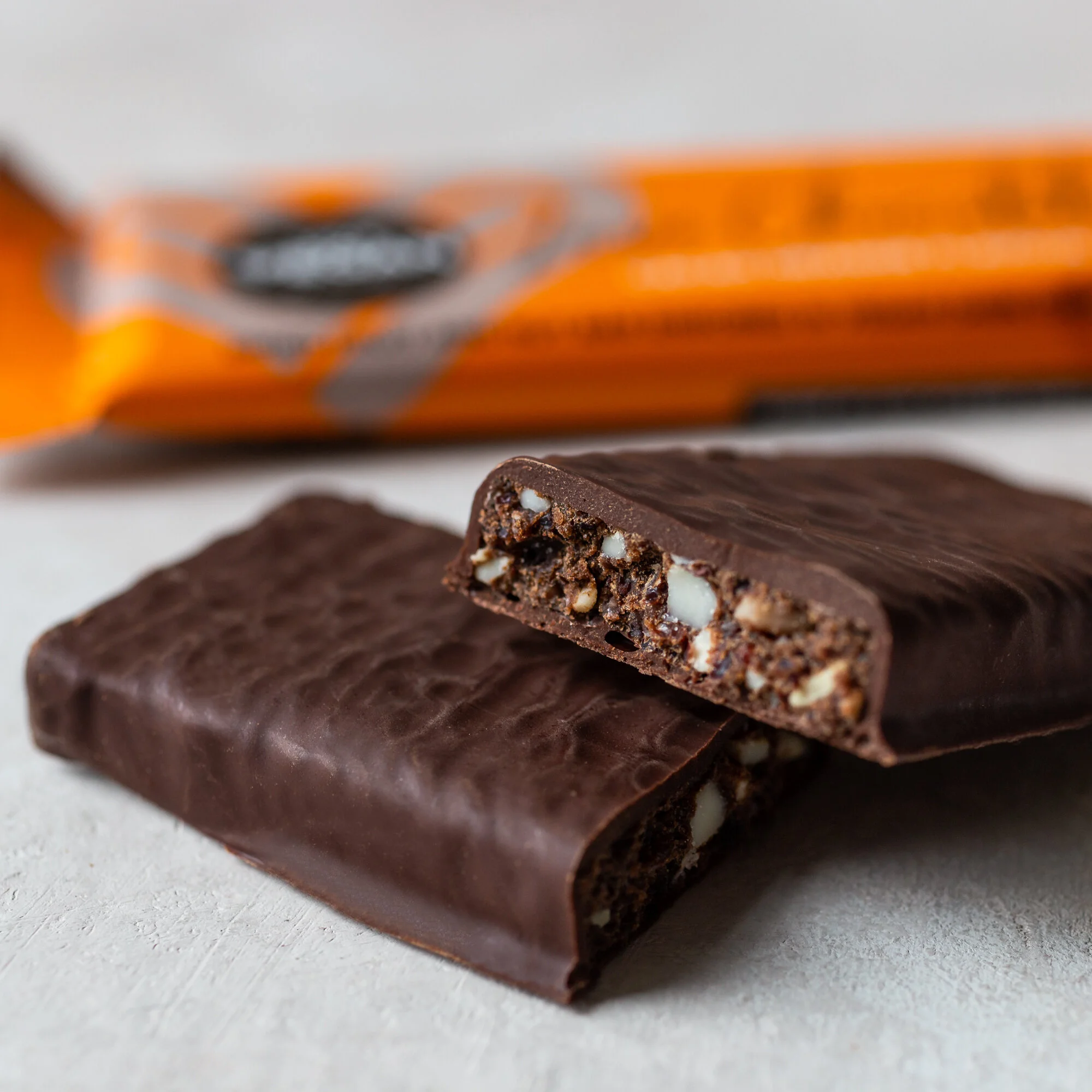 Mixed Pack of Love Vegan Chocolate Covered Snack Bars - 2 Varieties in an 20 Bar Pack