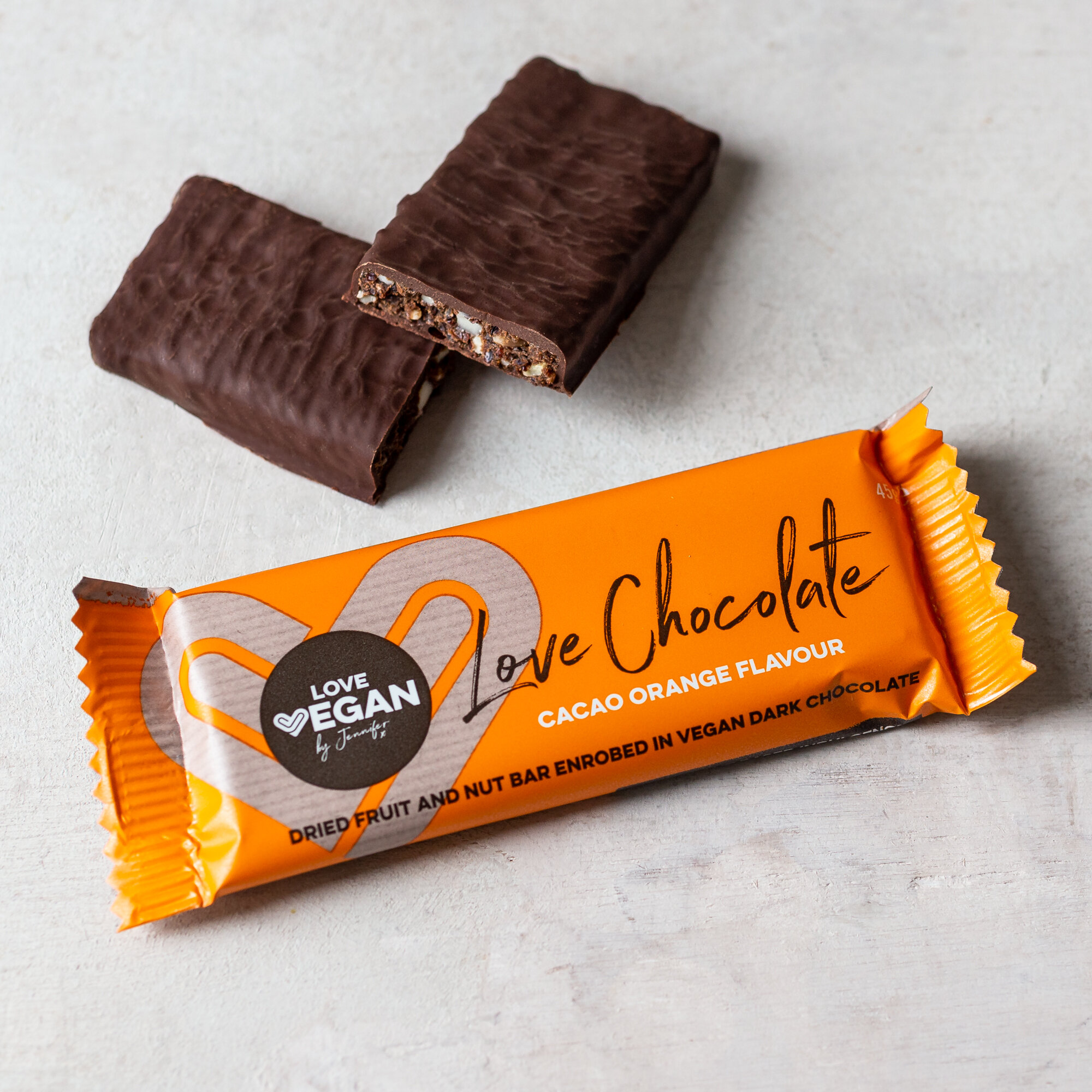 Cacao & Orange Vegan Dark Chocolate - 20 Bar Pack