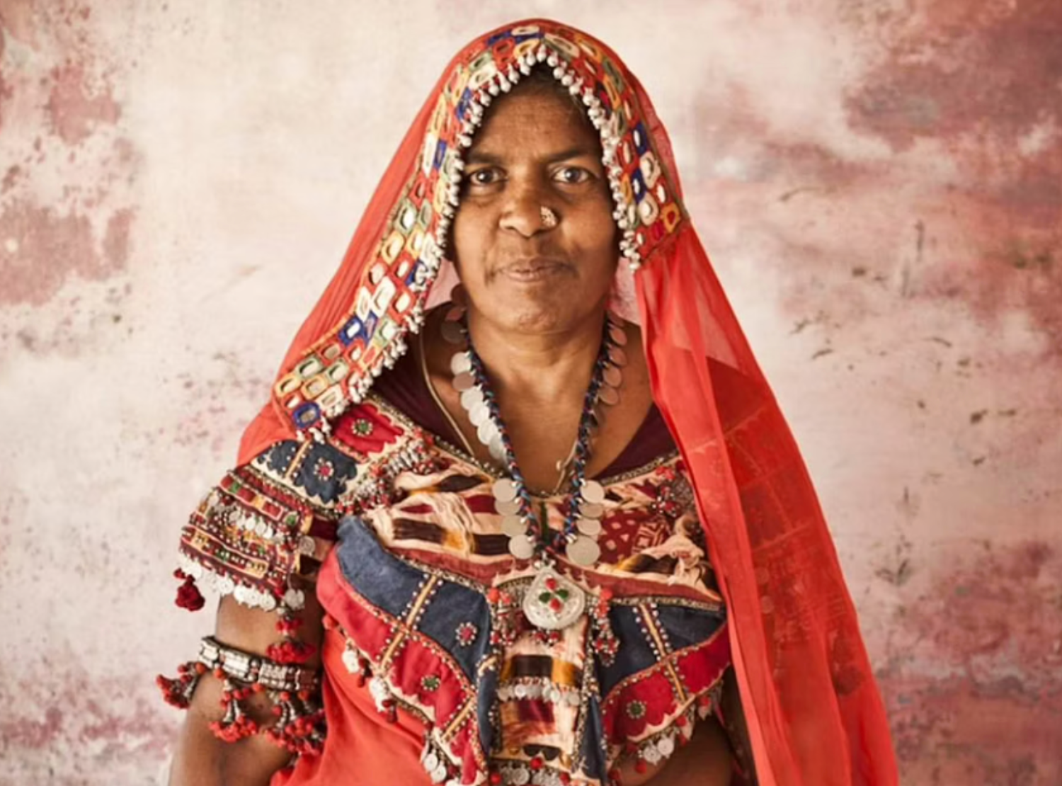 Porgai founder Neela in traditional lambadi attire. 