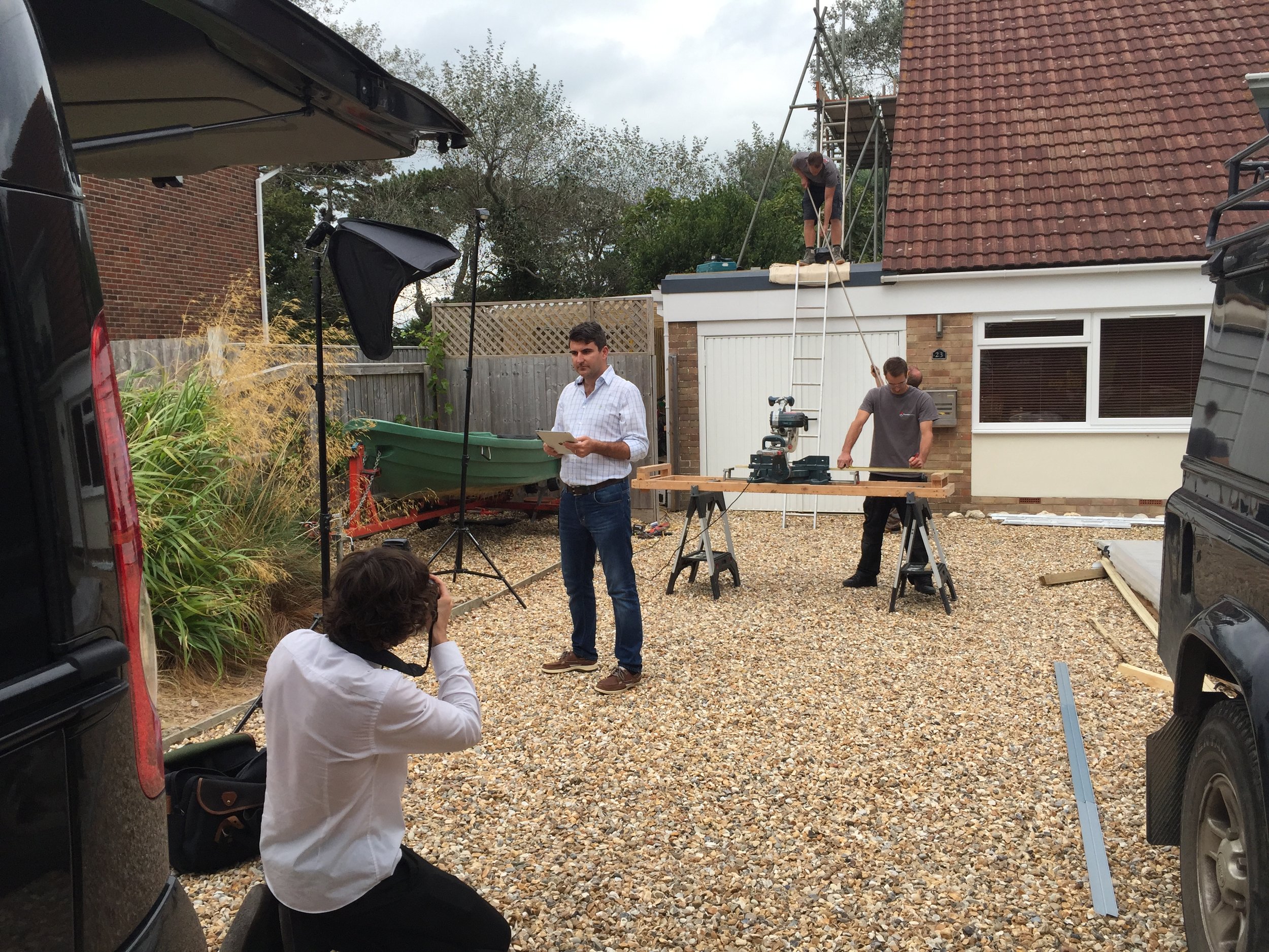 A photoshoot with the Times