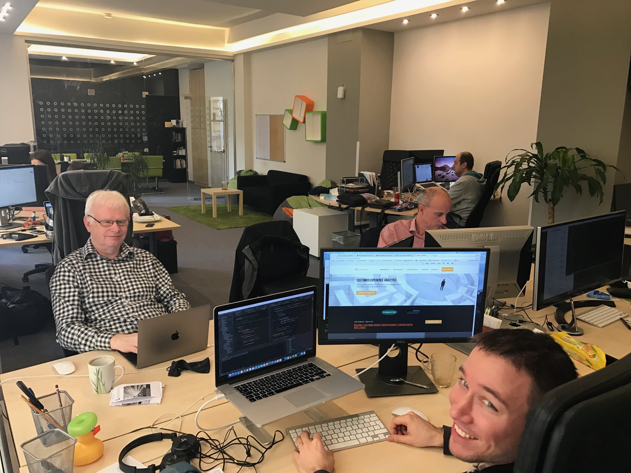Team settling into new surroundings