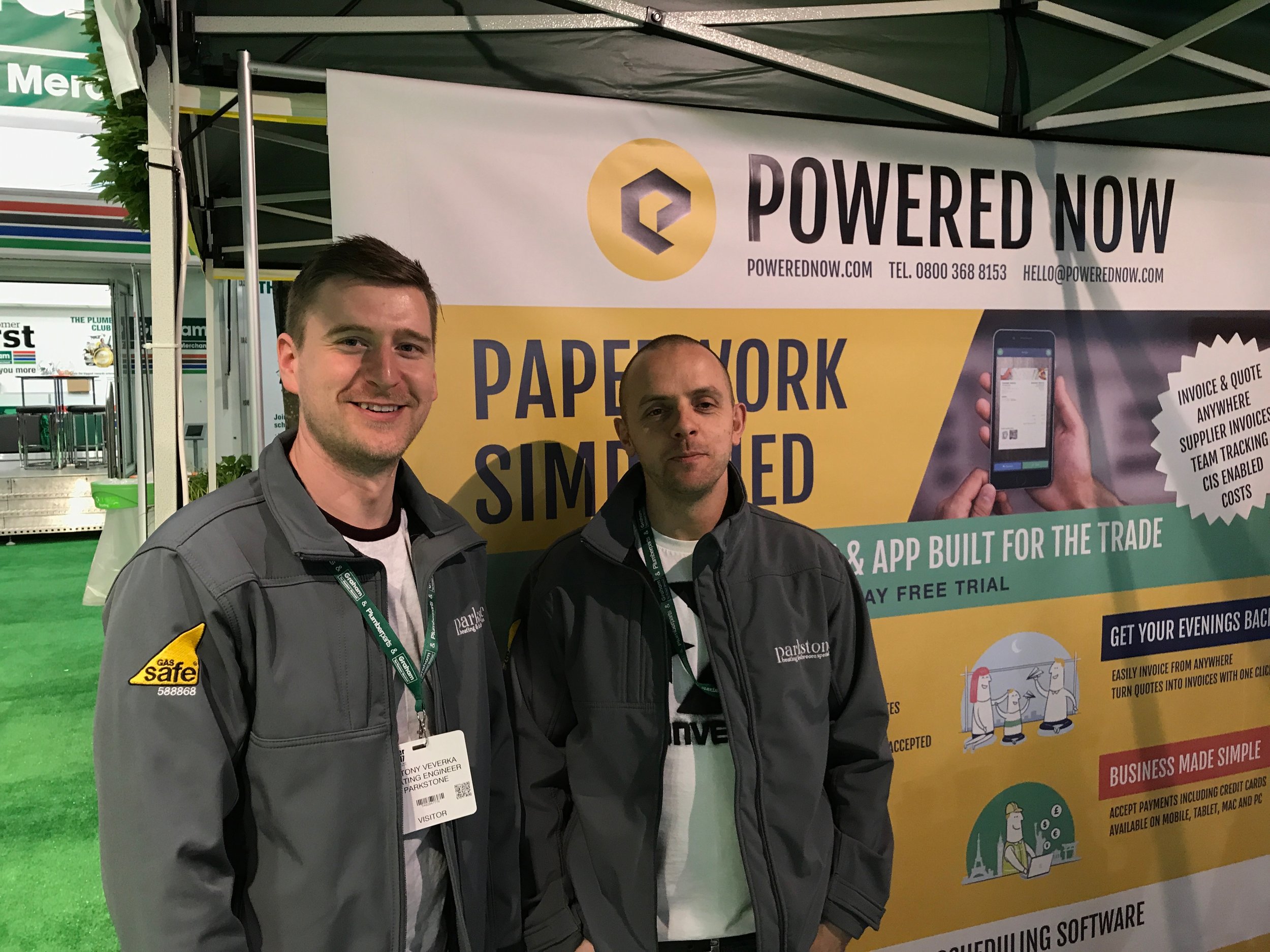 Meeting users at the Installer Show 2017