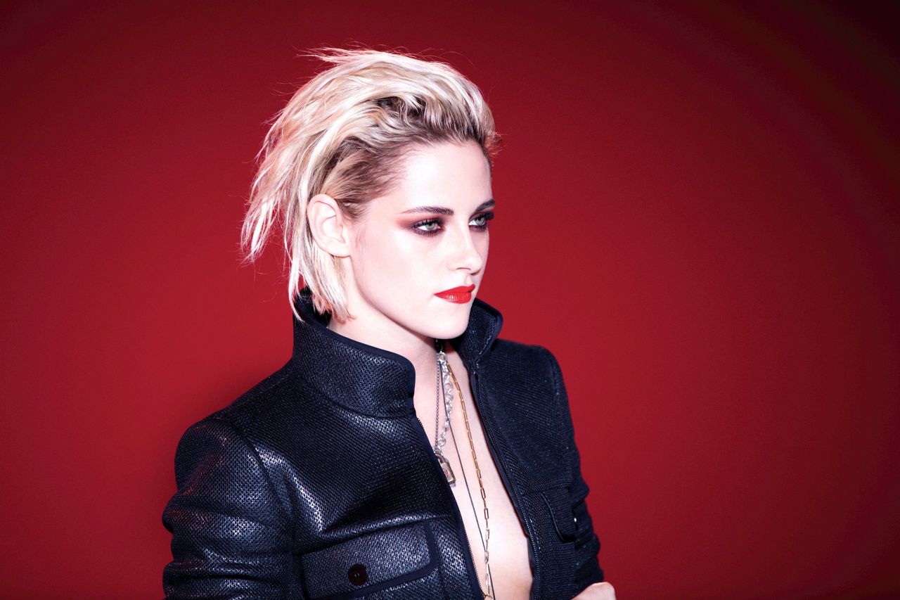 Kristen Stewart's Mullet With Frosted Tips Is Quite The Look