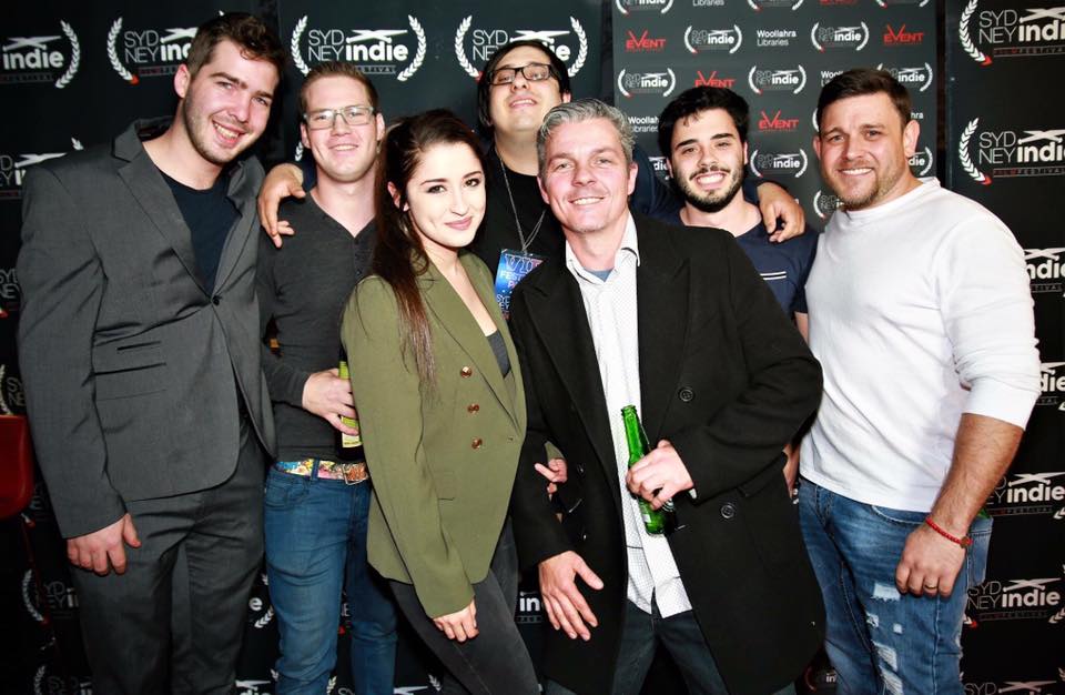 Bleeding Backs cast &amp; crew red carpet photo at Sydney Indie Film Festival 2017