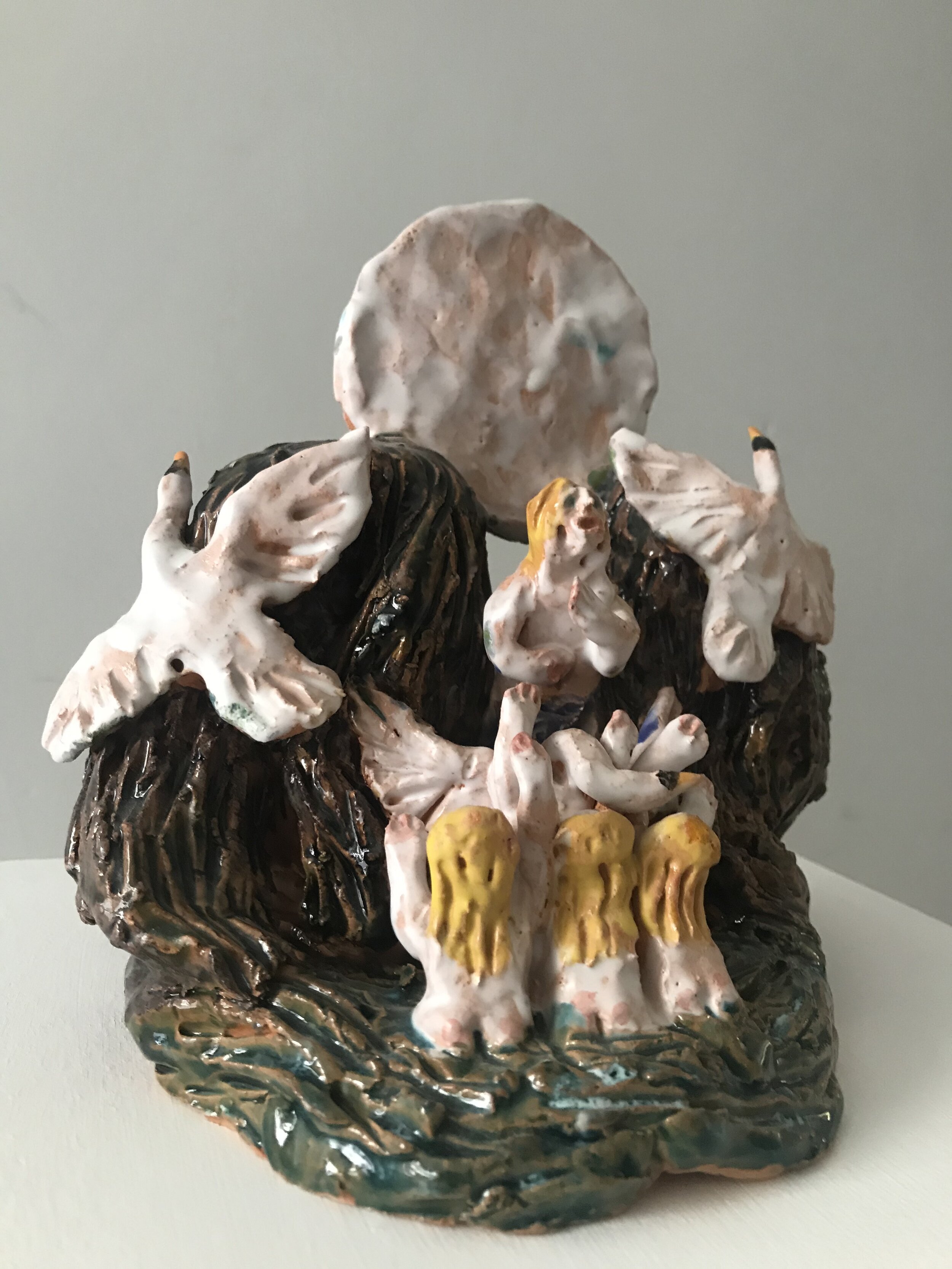 Chris Hammerlein, Lohengrin, 2017, glaced ceramic (Kopie)