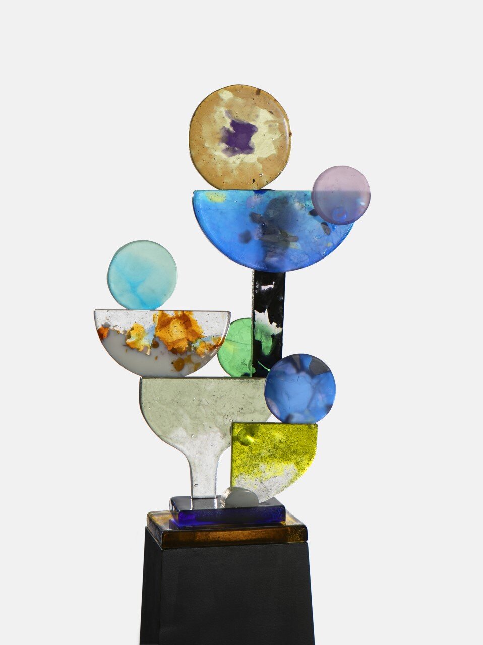 Christian Achenbach, "Lido", 63x40x15cm, Kristallglas 
