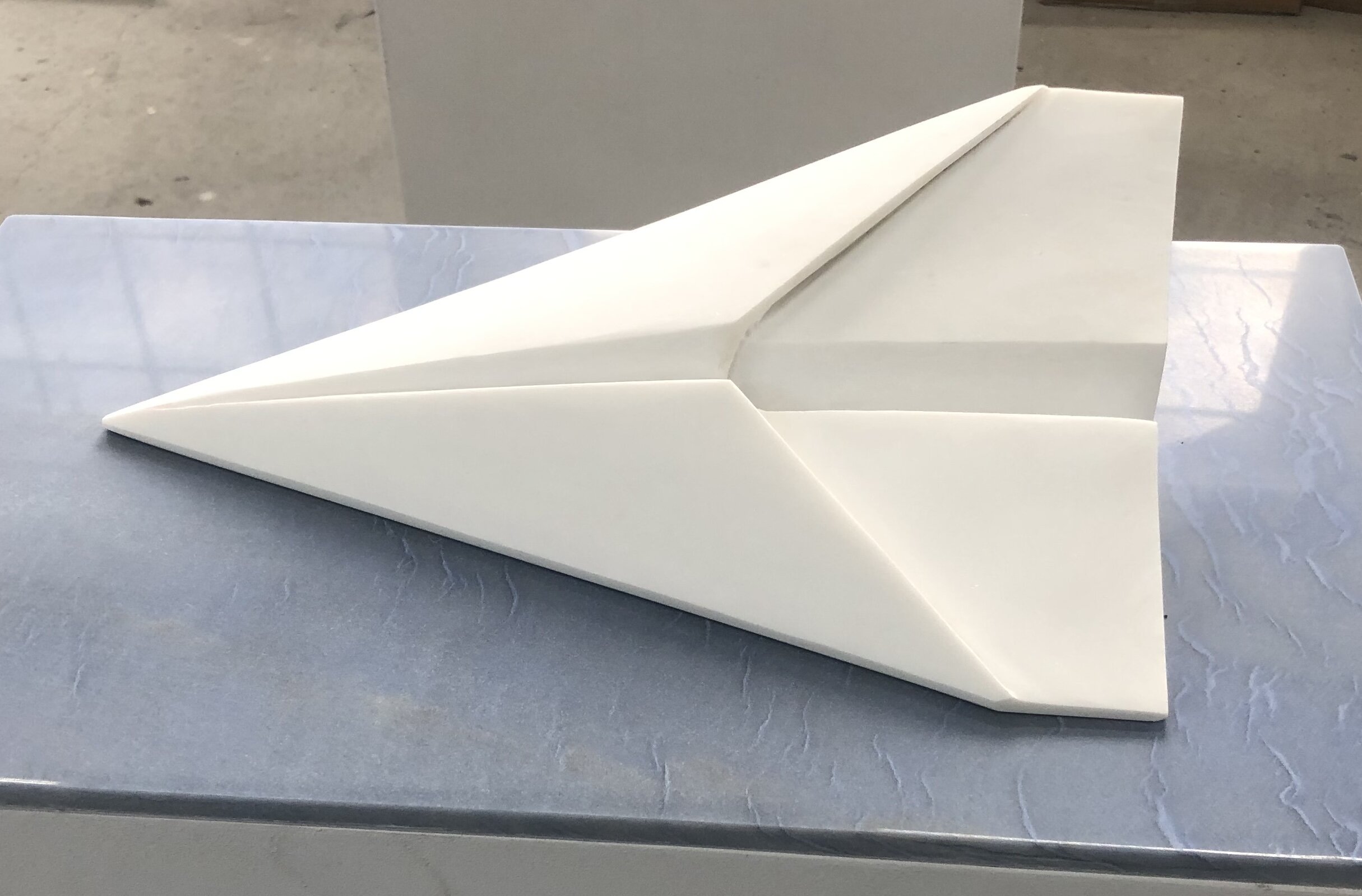 Andreas Blank, Untitled, 2019 Marble, 25x25x110cm