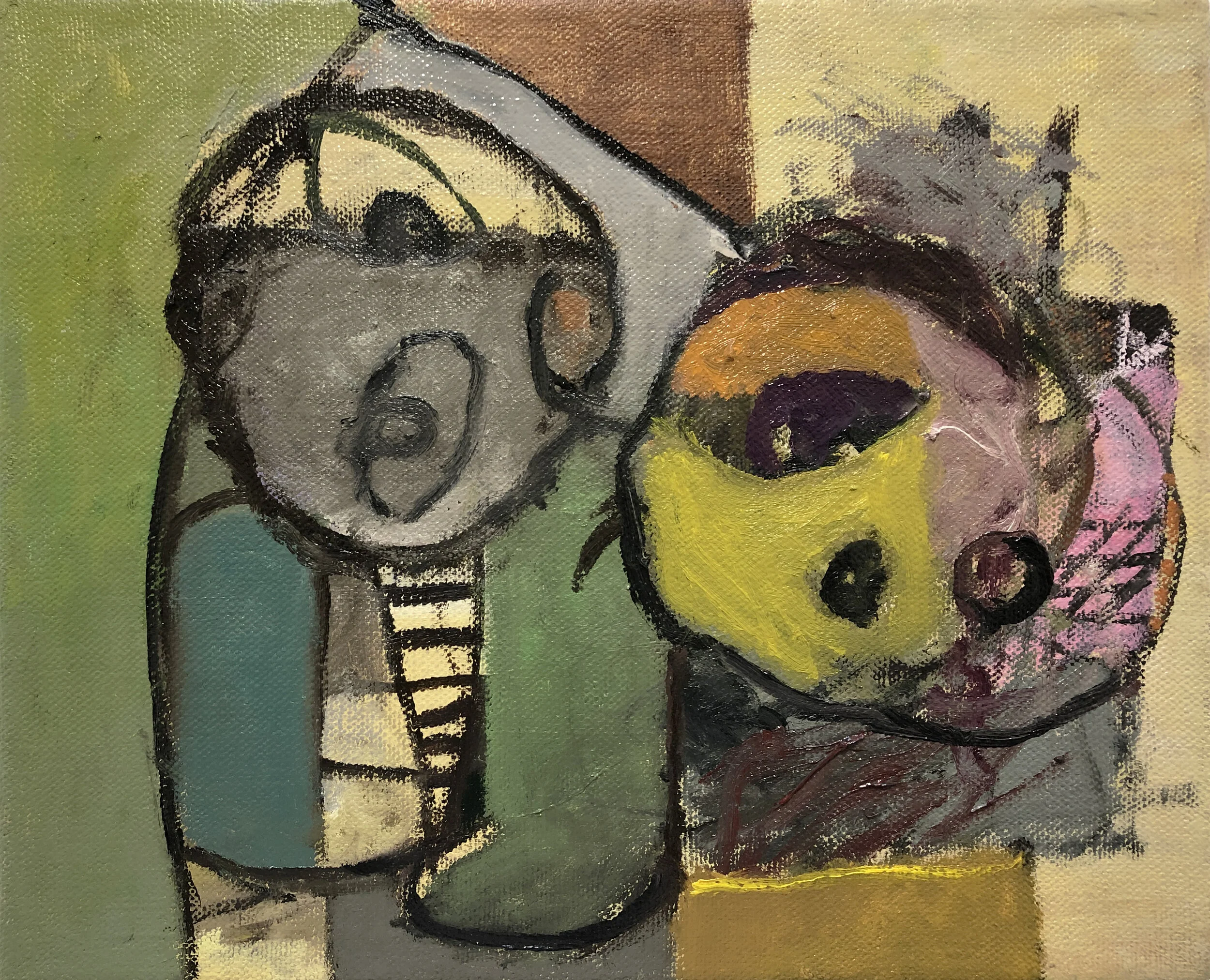 Steve Binetti, Two close friends, 2020, 36 x 43 cm
