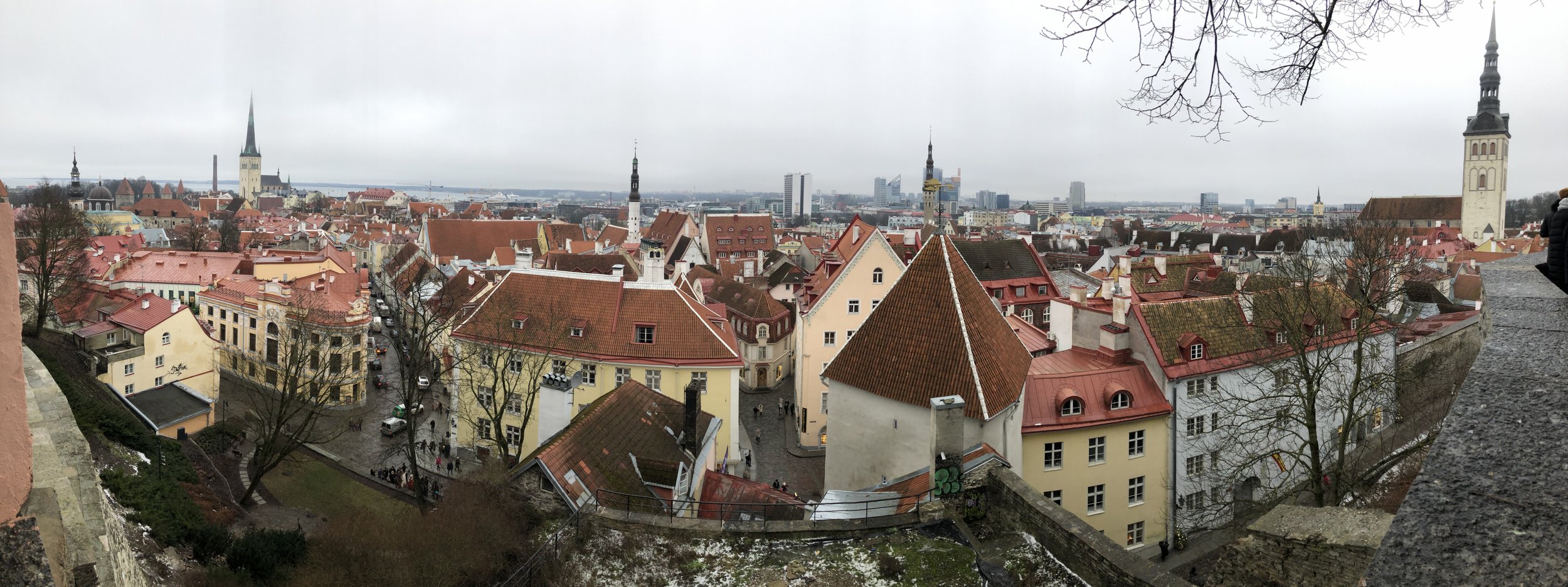 View of Tallinn from the Kohtuotsa viewing platform