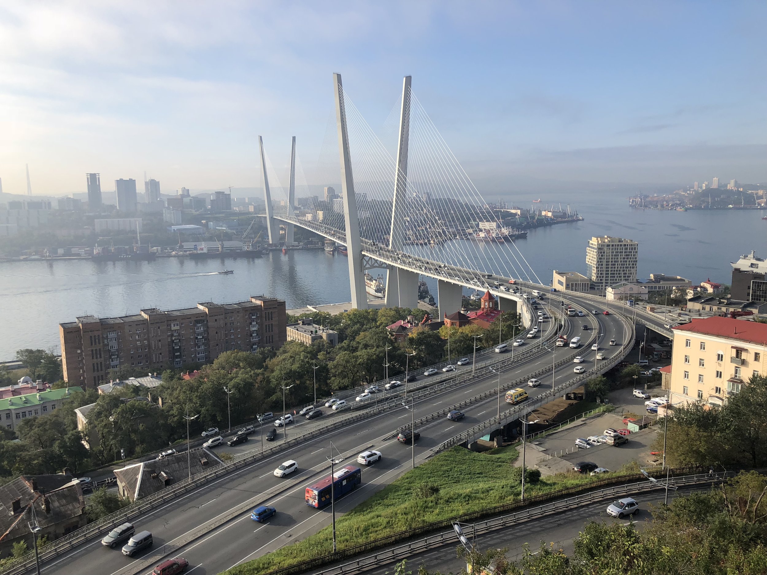 View of the Golden Horn Bay, Vladivostok