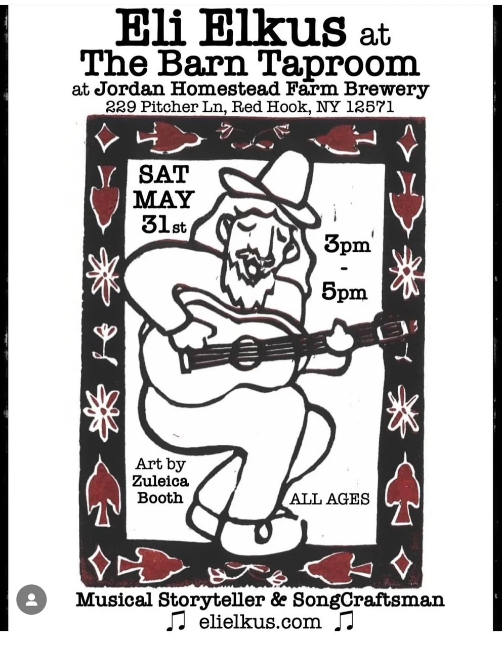 Barn Taproom - LIVE MUSIC // ELI ELKUS