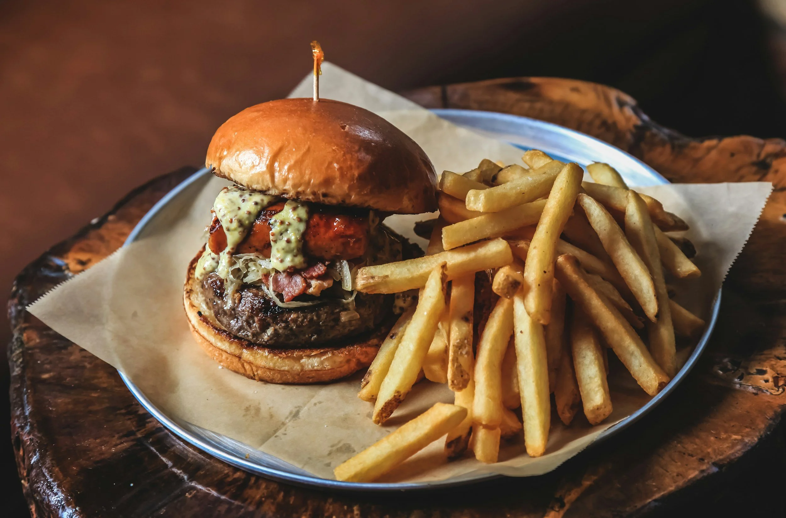 Burger and Fries