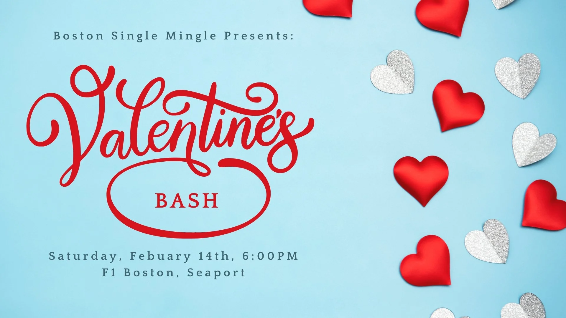 February 14th: Single Mingle: Be Our Valentine's Bash!