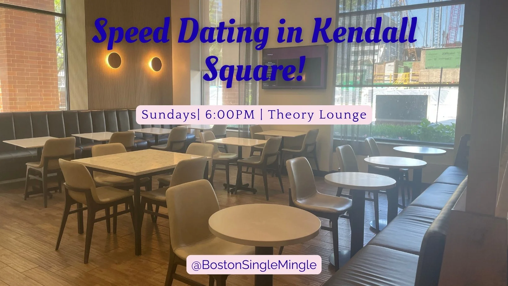 Sunday, February 22nd: Speed Dating in Cambridge! (Ages 28-39)