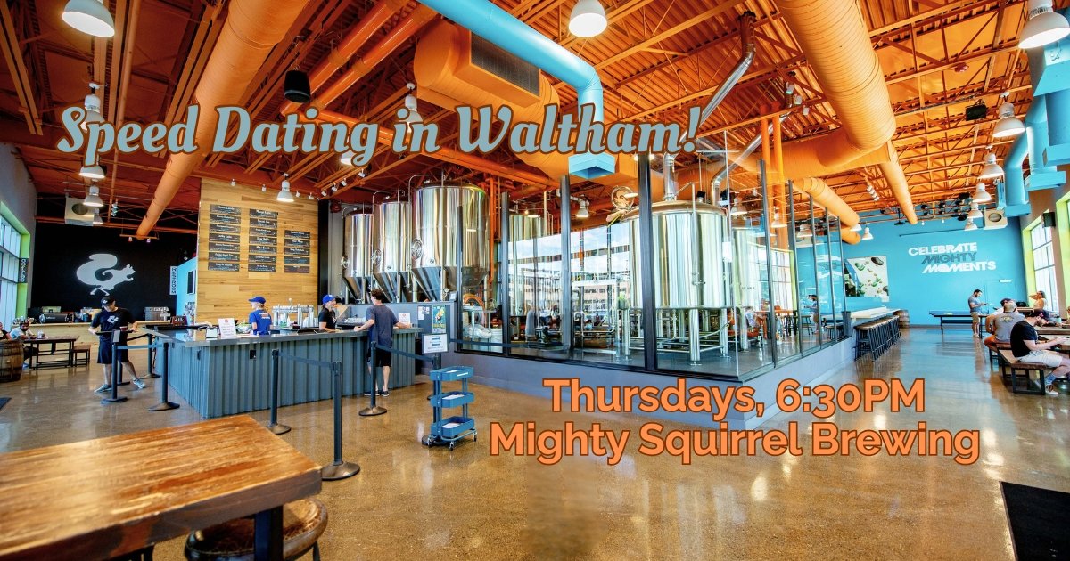 Speed Dating in Waltham, Ages 36-48