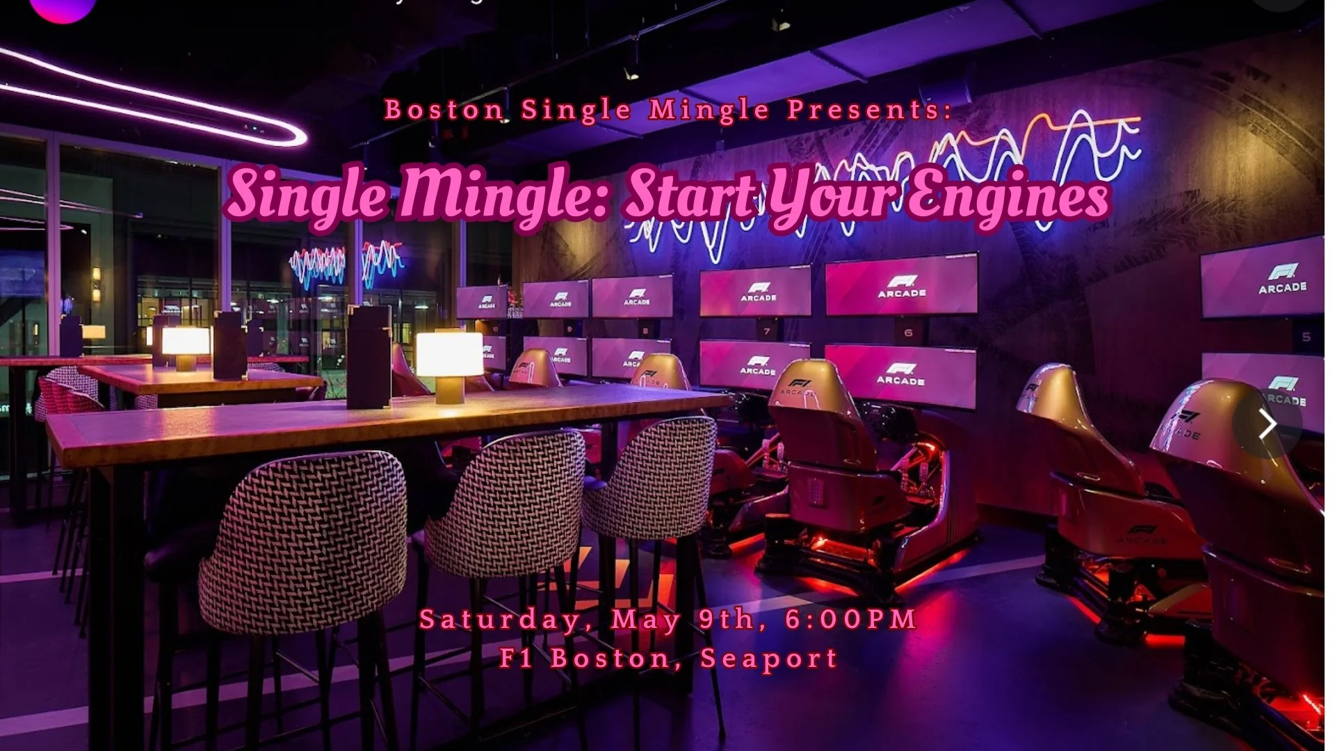 May 9th: Single Mingle: Start Your Engines!