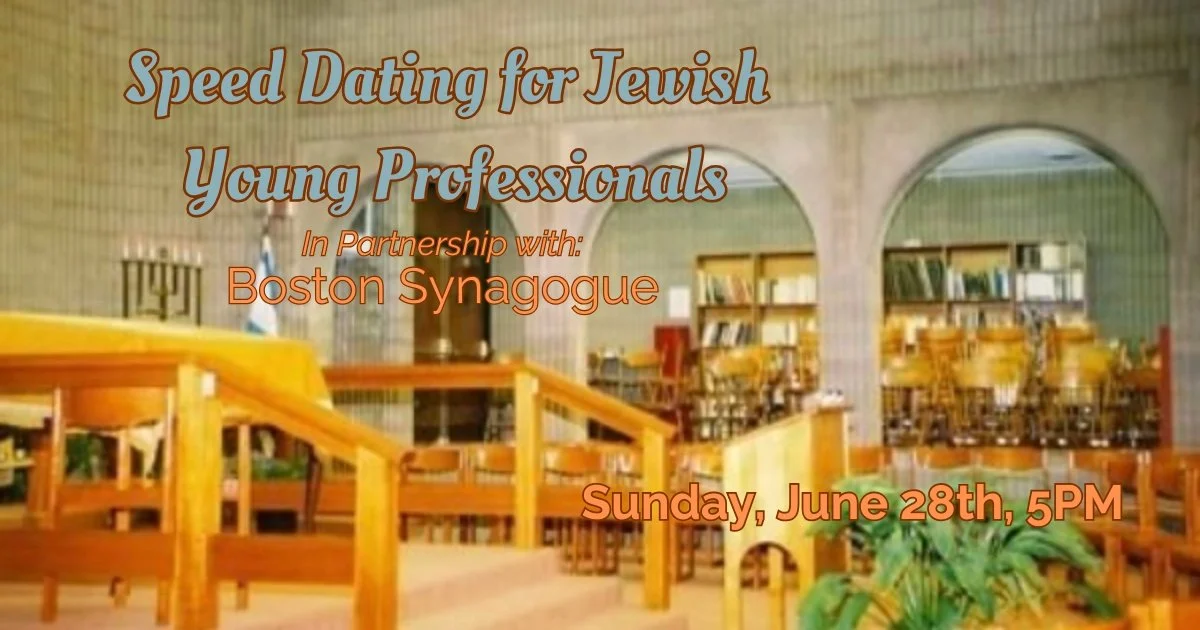June 28th: Speed Dating for Jewish Young Professionals