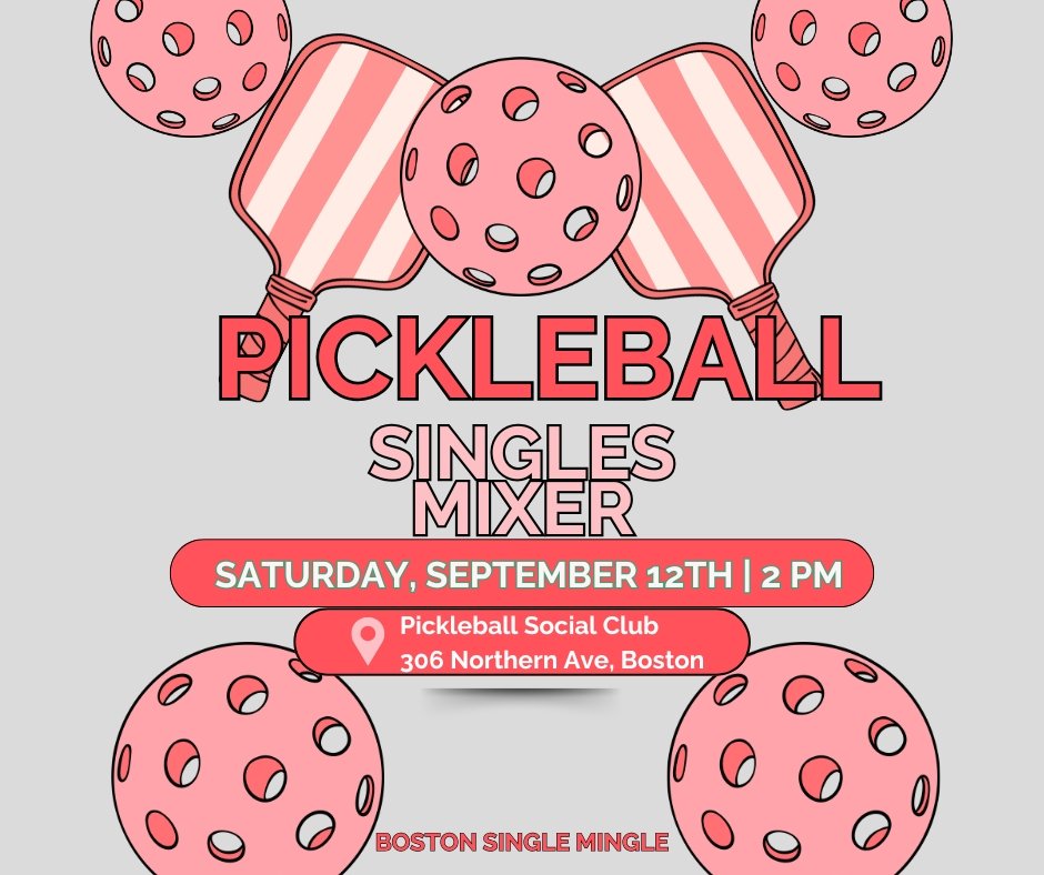 September 12th: Pickleball and Mingle for Singles! 