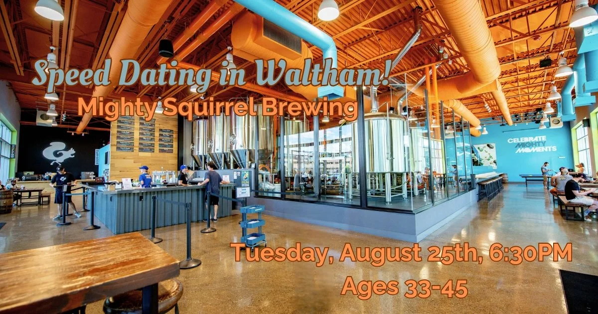 Speed Dating in Waltham, Ages 33-45