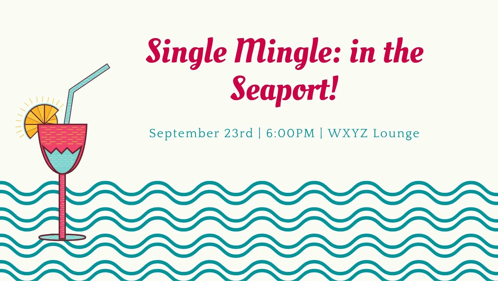 September 23rd: Single Mingle in the Seaport! 