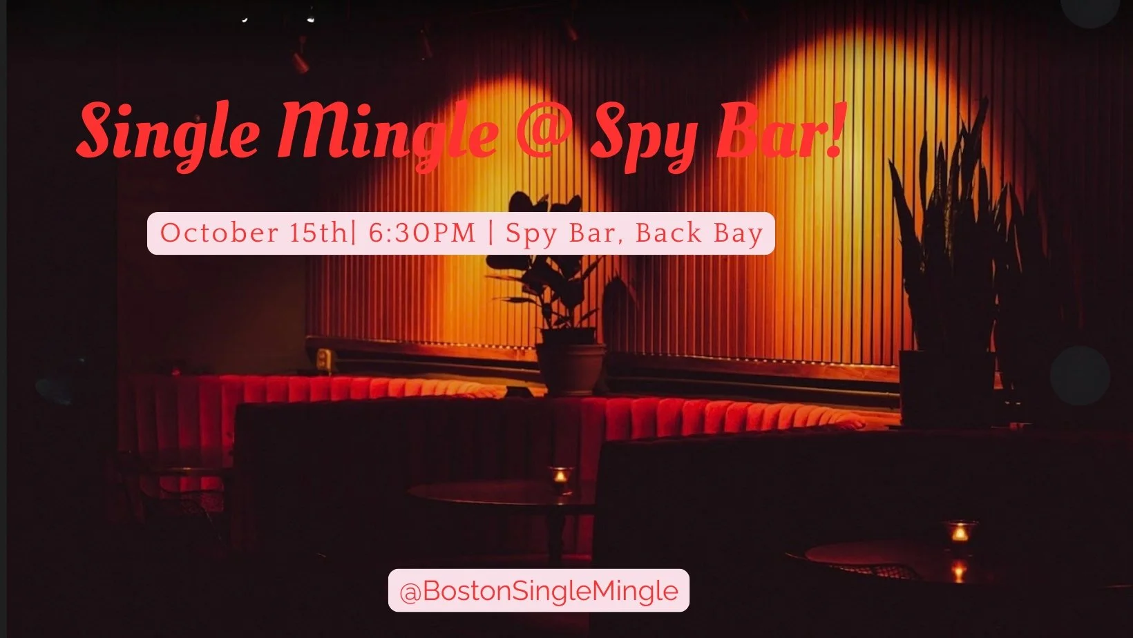 October 15th: Single Mingle 