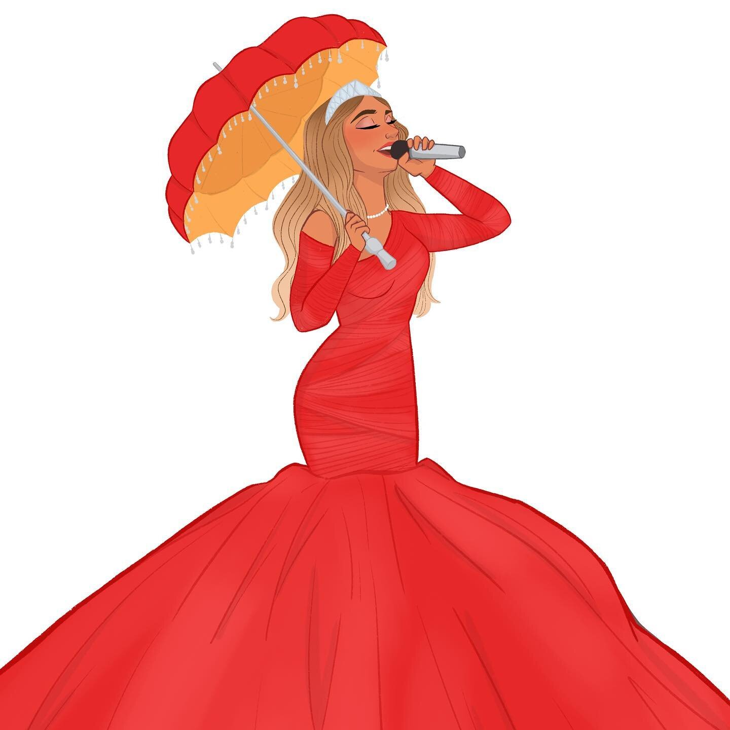 After seeing Mariah Carey during the Macy&rsquo;s Day Parade, I had to right?! Hope everyone had a wonderful Thanksgiving and let the holiday season merriment begin!
.
.
.
@mariahcarey #macysthanksgivingdayparade #thanksgiving #art #illustration #dig