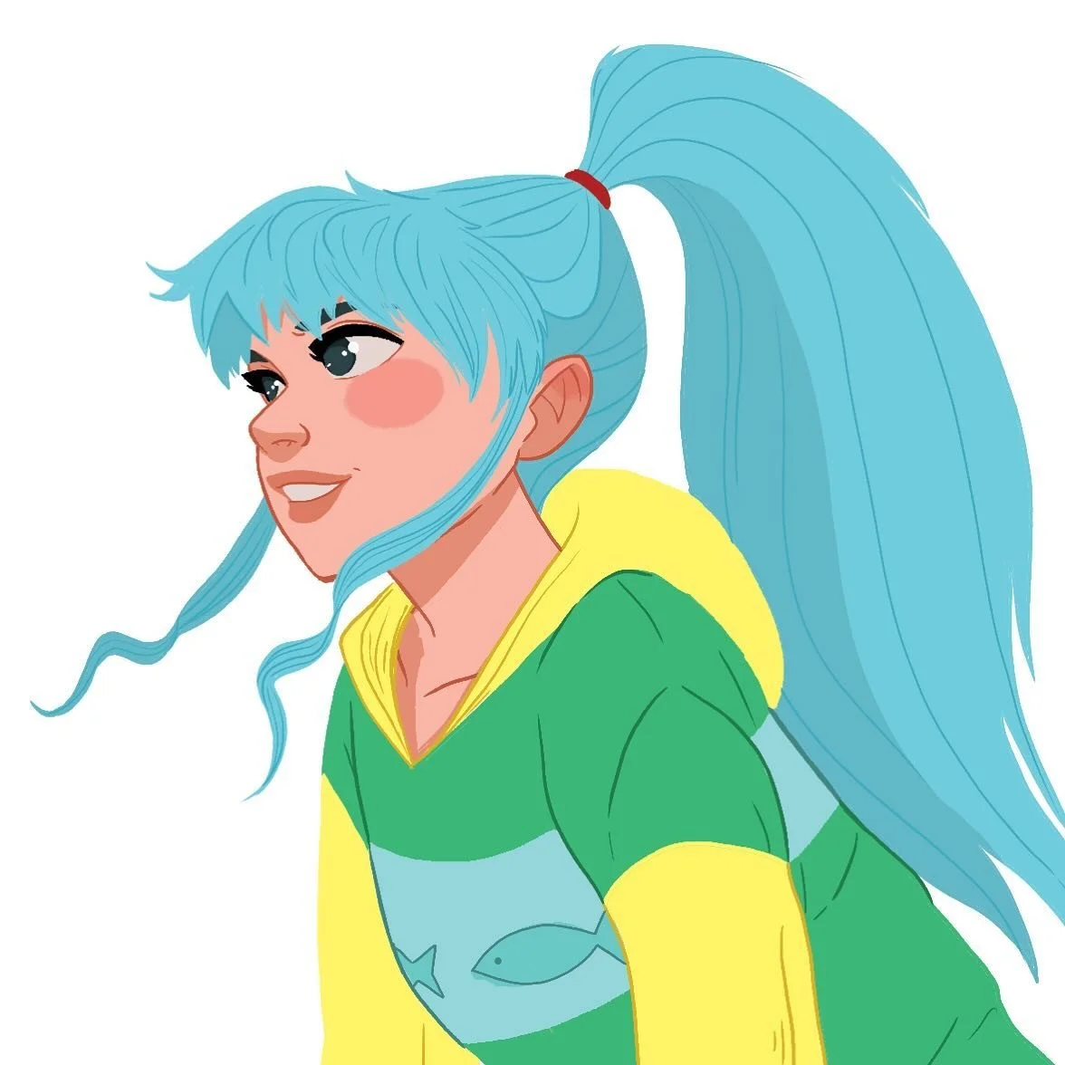 WIP for this Sunday!  My goal is to draw more this year and my other goal is to pace myself and not burnout lol. I am just working on getting back into compositions/poses/proportions/etc. right now by doing a sketch a day(ish), but I ended up startin