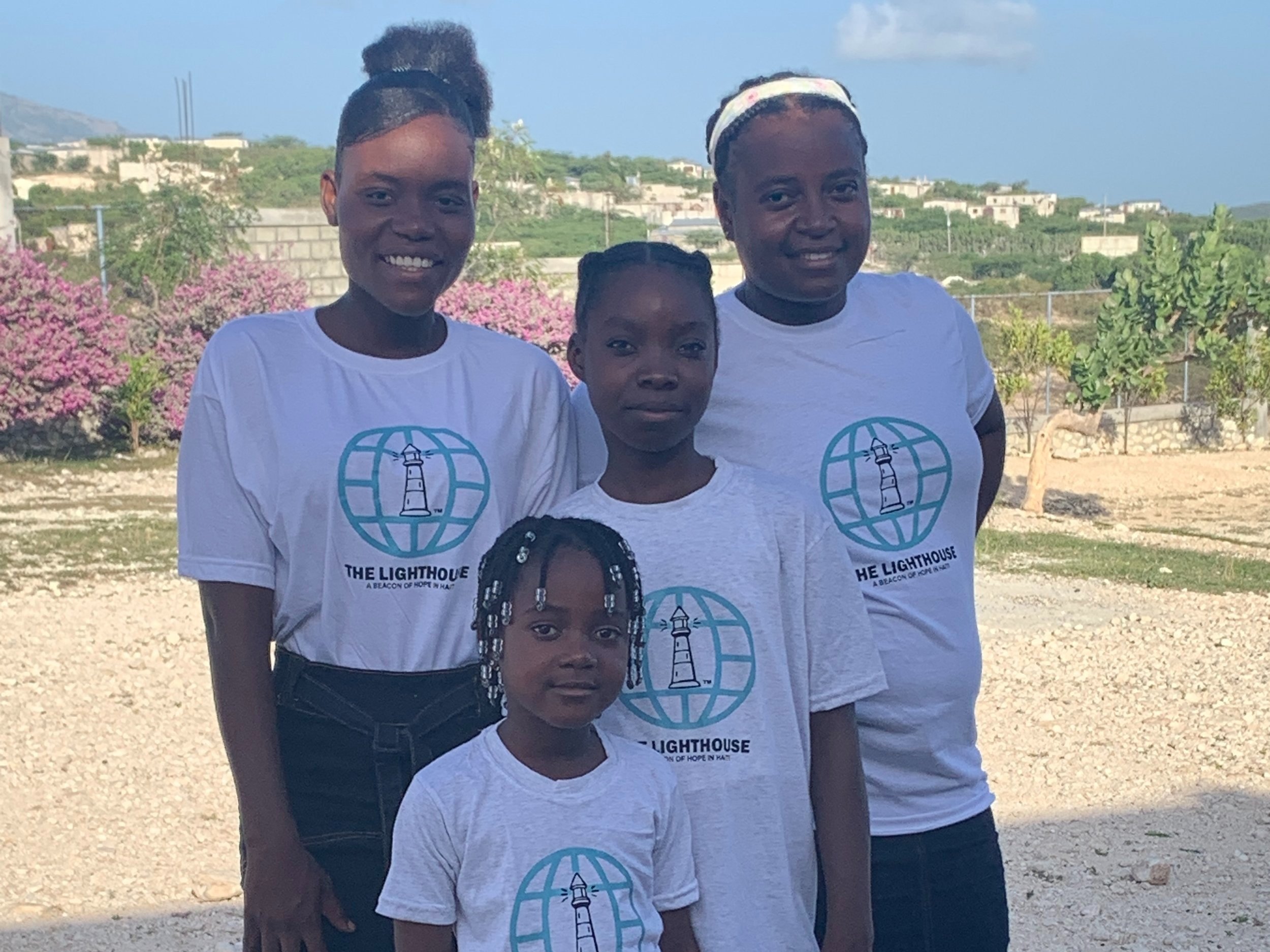 Mother with her daughter attending a Lighthouse event.