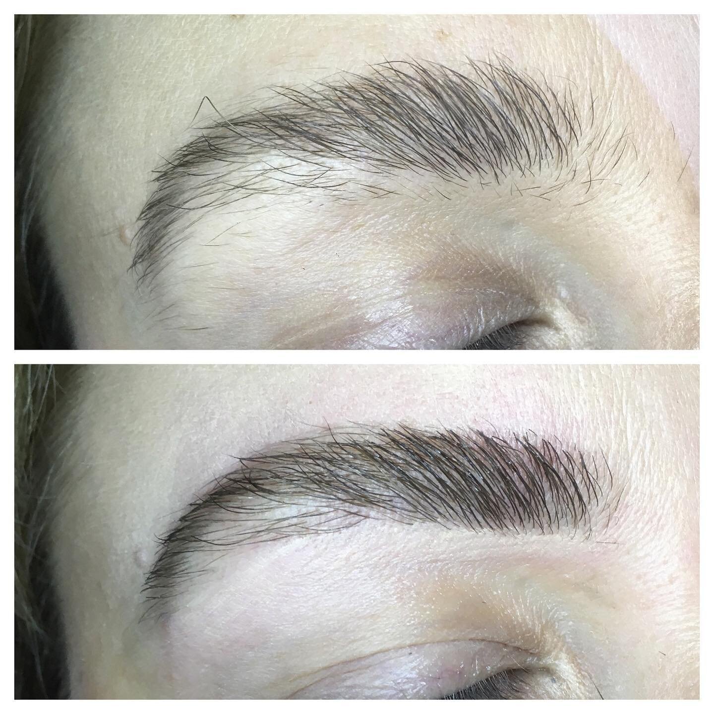 We&rsquo;ve been working on growing these brows in for a few months and it&rsquo;s starting to show! Once more growth comes in, we will adjust and shape according to what we have to work with