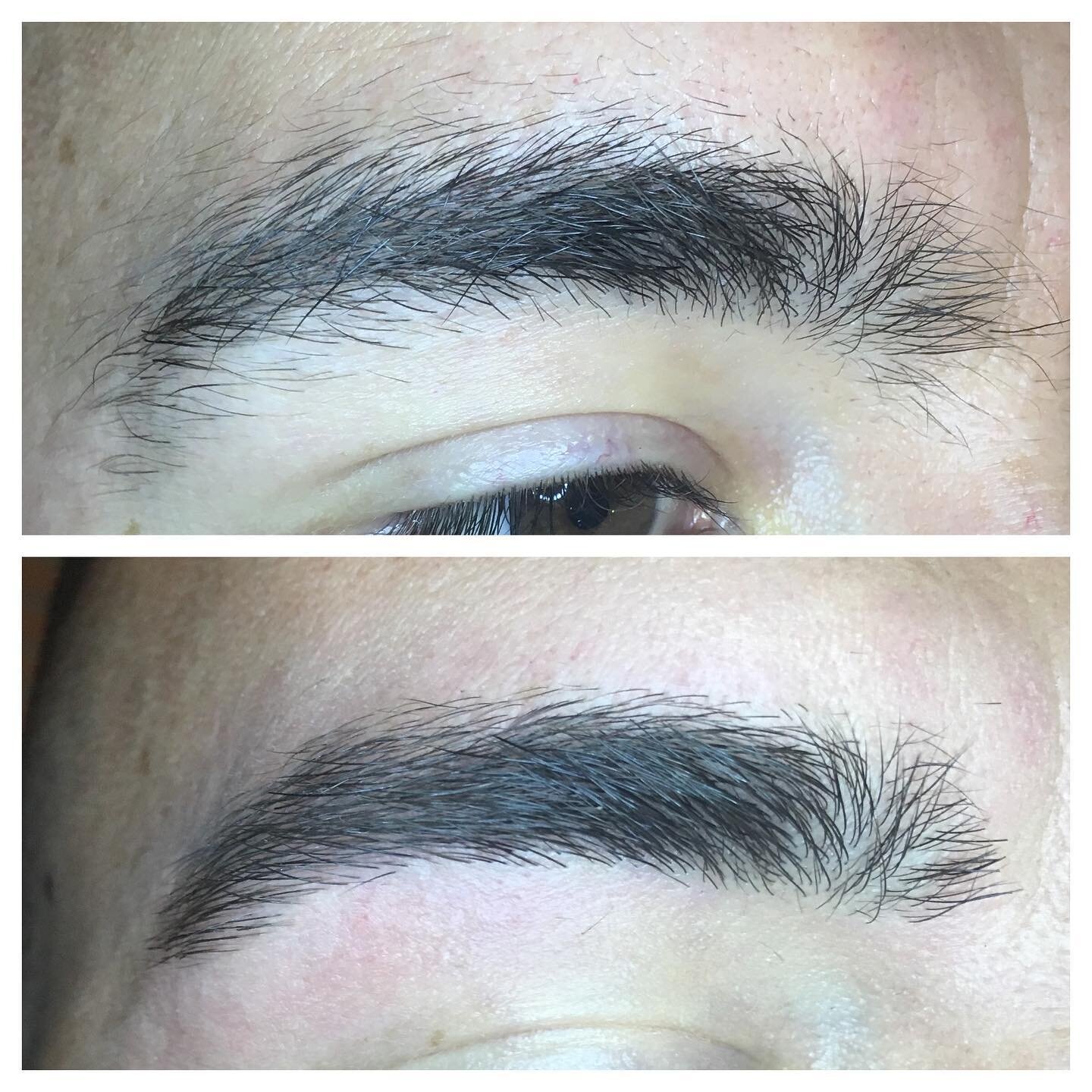 #mensbrows are my favourite. We wanted a little more cleanliness but maintain the strength. #perfectlyimperfect