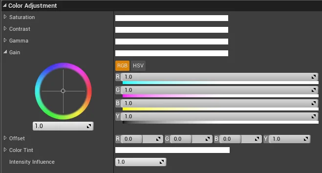 Color Adjustment