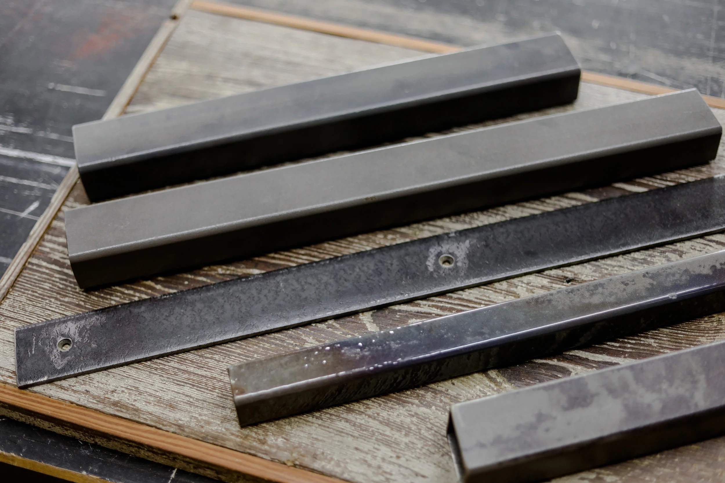 metal hardware different finishes