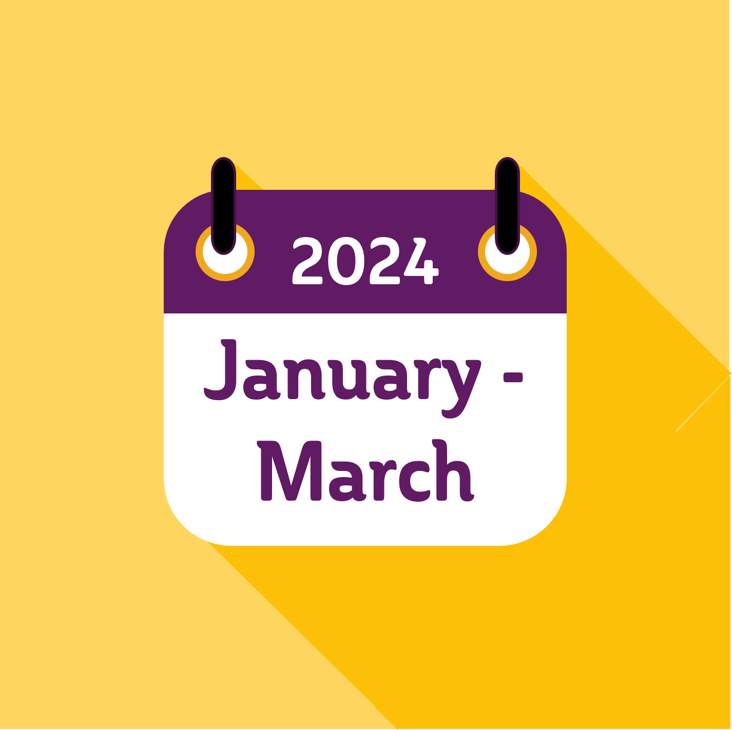 Key dates for your diary: January - March 2024