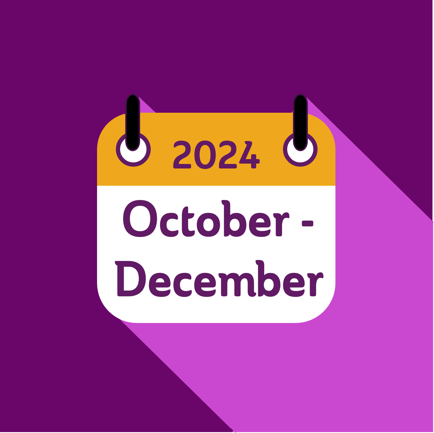 Key dates for your diary: October-December 2024