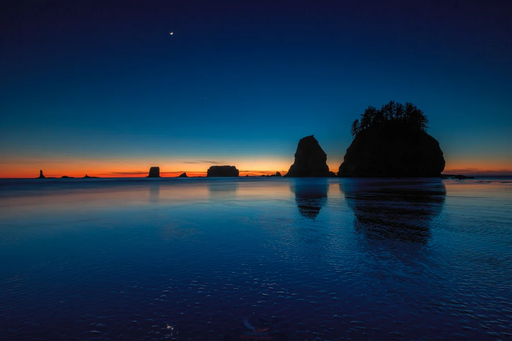 Twilight at Second Beach