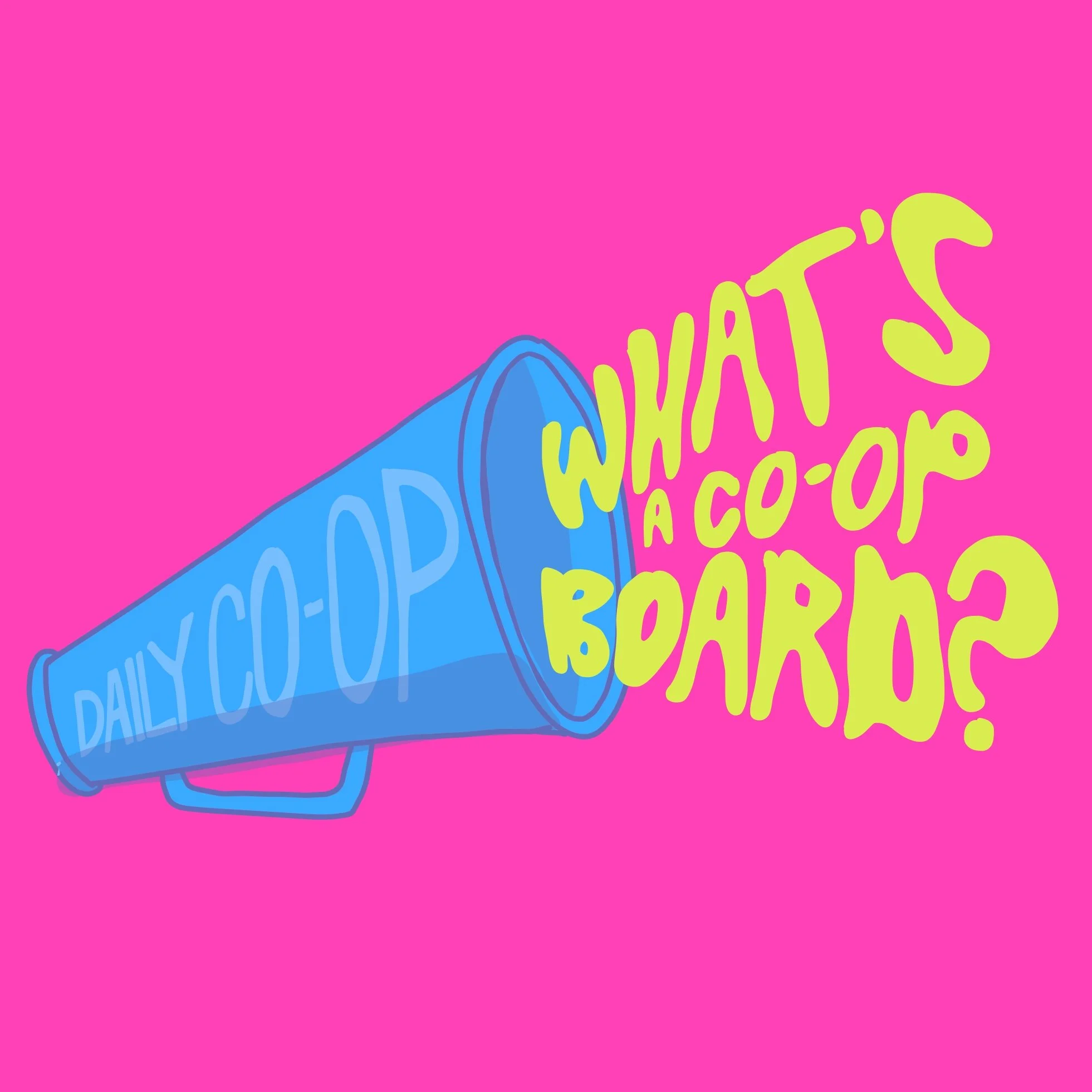 What's a co-op board?