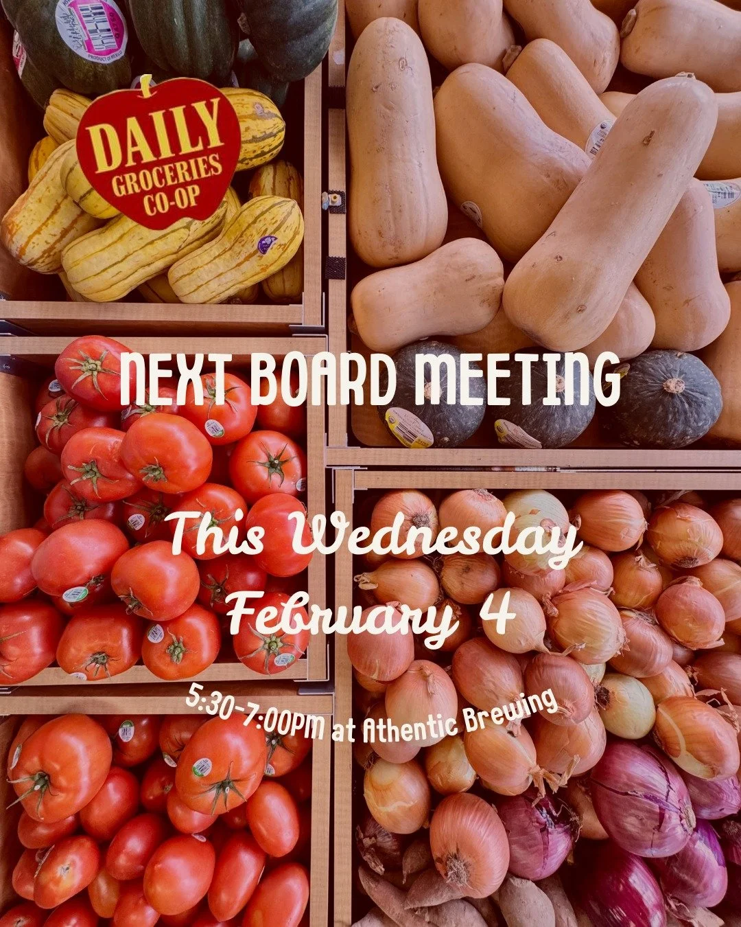 Hey, didn&rsquo;t we just have a board meeting?! Yep, but we&rsquo;re kicking in to gear with our regular board meeting schedule! The first Wednesday of each month at @athenticbrewing from 5:30-7:00 PM. All member-owners are invited.

Not a member-ow