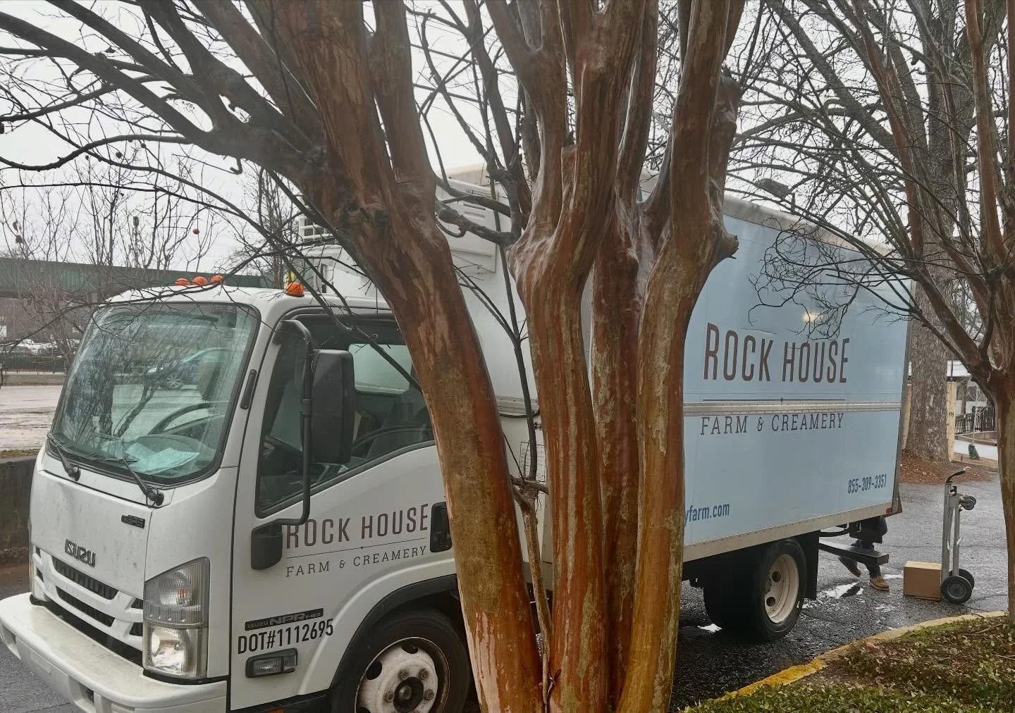 Every Thursday our friends from @rockhouse_farmcreamery come fill up our coolers. We&rsquo;re stocked up on milks, the decedent ice creams, ch&egrave;vre and even a few of their meats! Buying local food at your community-owned Co-op&hellip;.that&rsqu