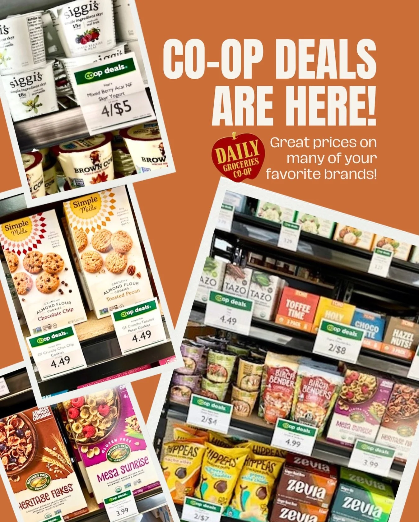 Great products, lower prices? Yes, please! Stop in this weekend to check out our new co-op deals. We&rsquo;d love to see you!