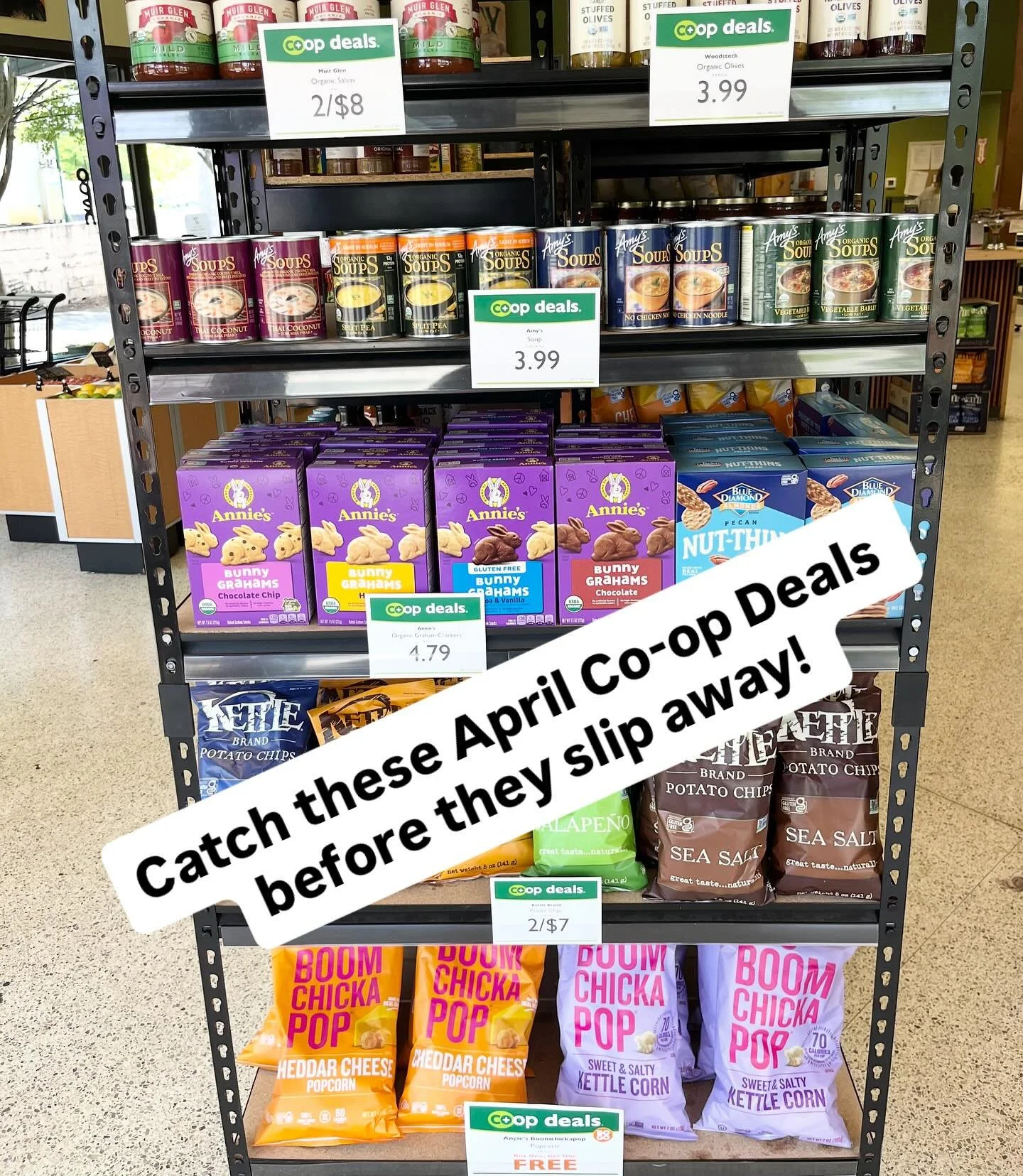 Catch these April Co-op Deals  before they slip away! (and then catch the new May deals starting this Wed April 29!)