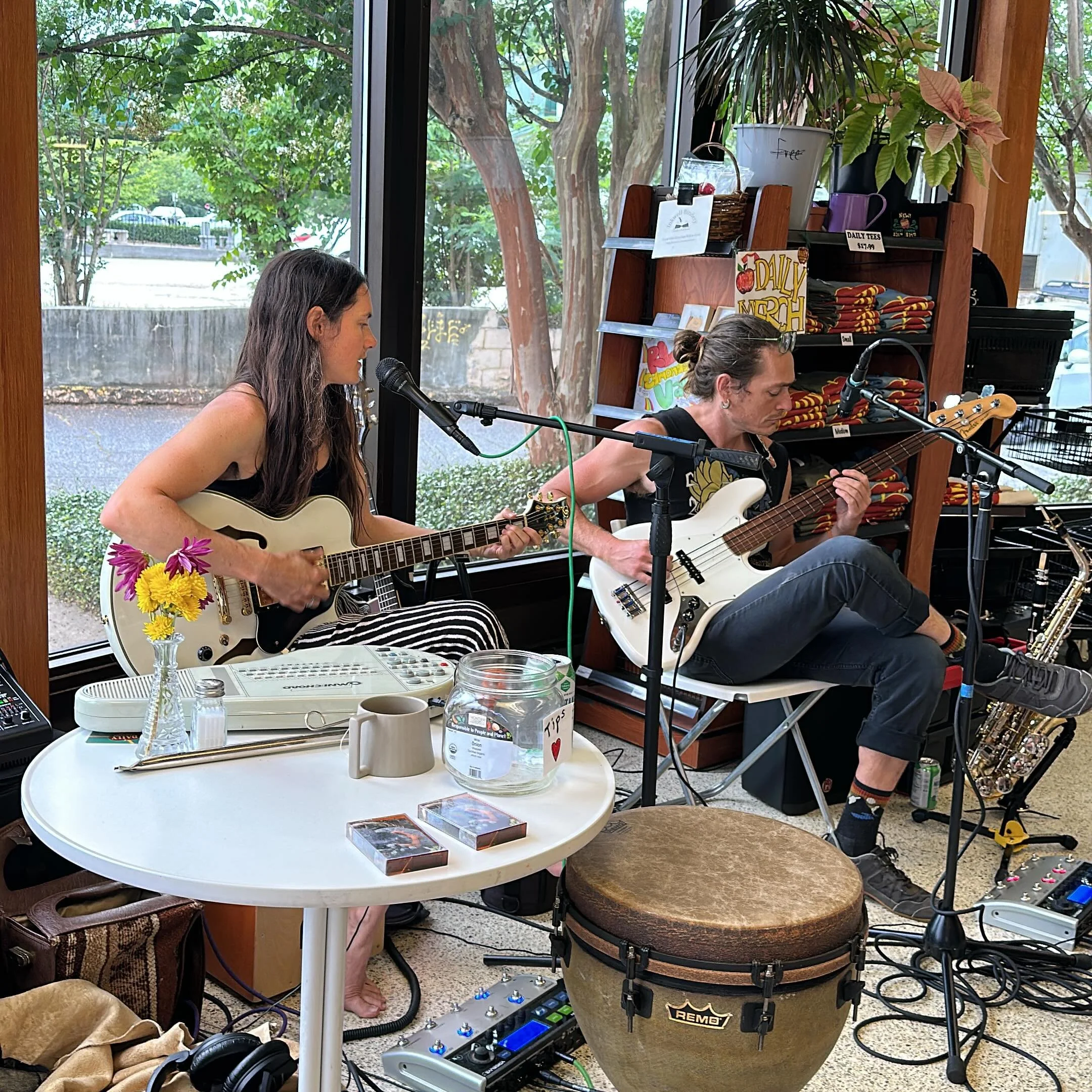 Tuesday Tunes is starting now!! Come see Lea Lea and enjoy a snack or sandwich from the Deli, a cold drink, and maybe a frozen treat from the new freezer!
