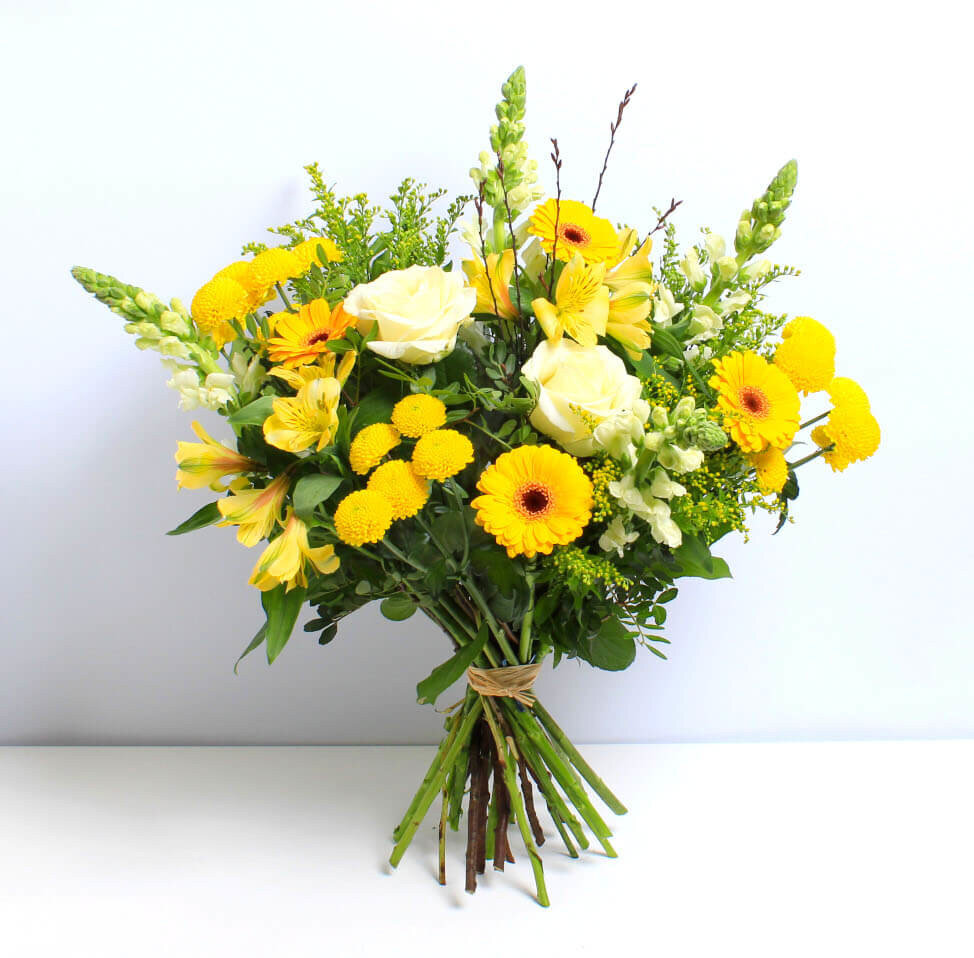 Sunshine Yellow Flowers Bouquet from £48 — Born to Bloom with Lansdowne Florist