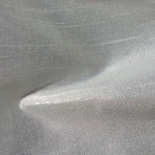 Silver Metallic Nu Silk Napkin