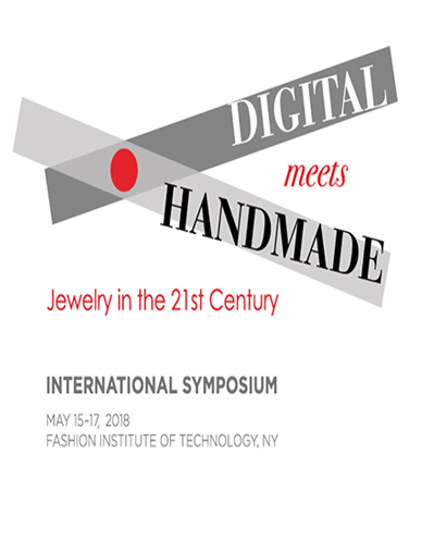 Taking part in the conference “Digital meet Handmade” organized by FIT (Fashion institute of technology) in New York and Politecnico di Milan. A three days of discussion surrounding jewelry design and manufacturing. There has been a seismic shift in jewelry design and manufacturing in recent years. As digital design and model making have speeded up the process, they have proven themselves invaluable as tools of the trade. But every tool, hand-held or digital—leaves its mark. This symposium will provide an arena for debate on how digital technology and making by hand duel for influence in the aesthetics, the use, and the cultural contexts of jewelry as both a manufactured product and as an applied art form. The discussion will not only be oriented to the outcome of different crafting procedures, but it is intended to propose reflection on the production and distribution processes for jewelry. The implications “digital vs handmade" in social context will be explored. The question of how the integration of digital technology effects sustainability will be examined—both in manufacturing, and in how if effects the perceived value of the jewelry—monetarily and as art. And finally, the symposium is intended to foster debate and research in the didactics of jewelry as an applied art, through of critical analysis and discovery.