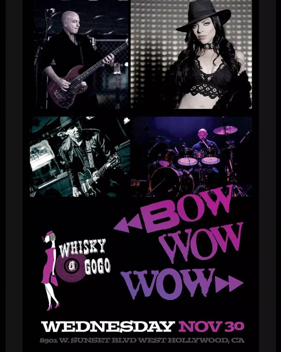 We&rsquo;re so happy to be headlining the historic @thewhiskyagogo again on Nov. 30th. Really looking forward to sharing the stage with our friends @fansofjimmycentury along with @theborrowersmusic @memberzonly80s @analoglabband #solly @eringreidermu