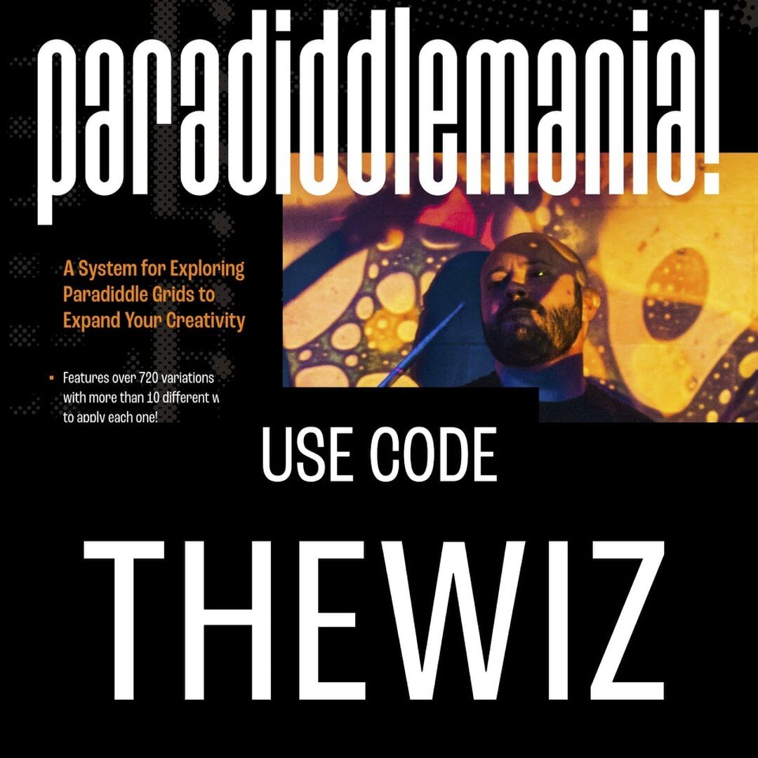 My book Paradiddlemania! is 20% this week at Hudsonmusic.com. It's an in depth study of rhythm, independence and improvisation, all using th#instadrums #drumset #drumlessons #bateria #drummer #baterista #rudimentaldrumming #rudimental #drums #drummin